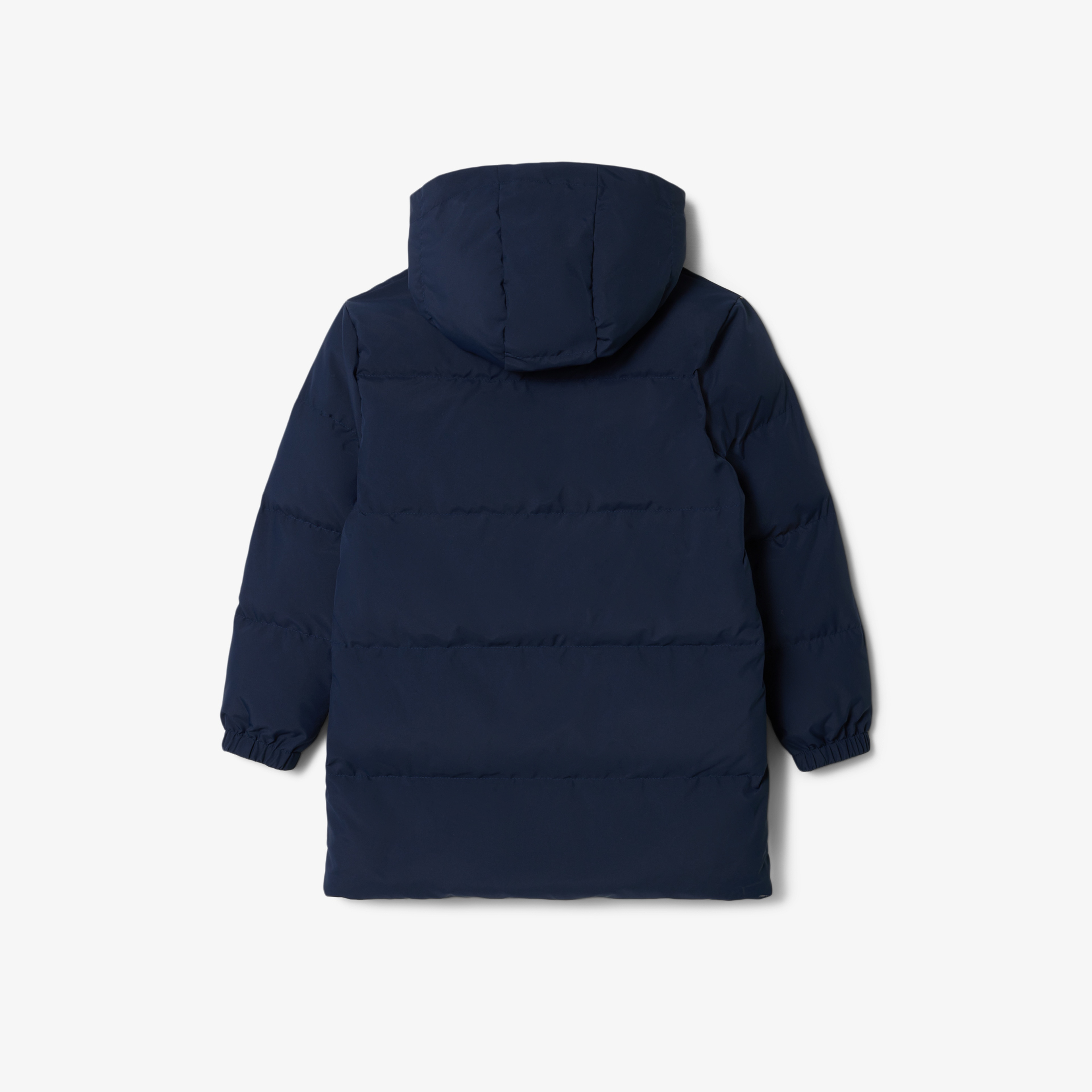 Çocuk Kapüşonlu Lacivert Şişme Mont