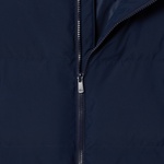 Çocuk Kapüşonlu Lacivert Şişme Mont