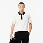 Erkek Classic Fit Beyaz Polo
