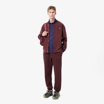 Erkek Regular Fit Bordo Eşofman Altı