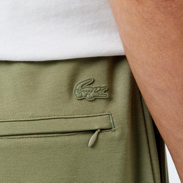 Erkek Tapered Fit Chino Haki Pantolon