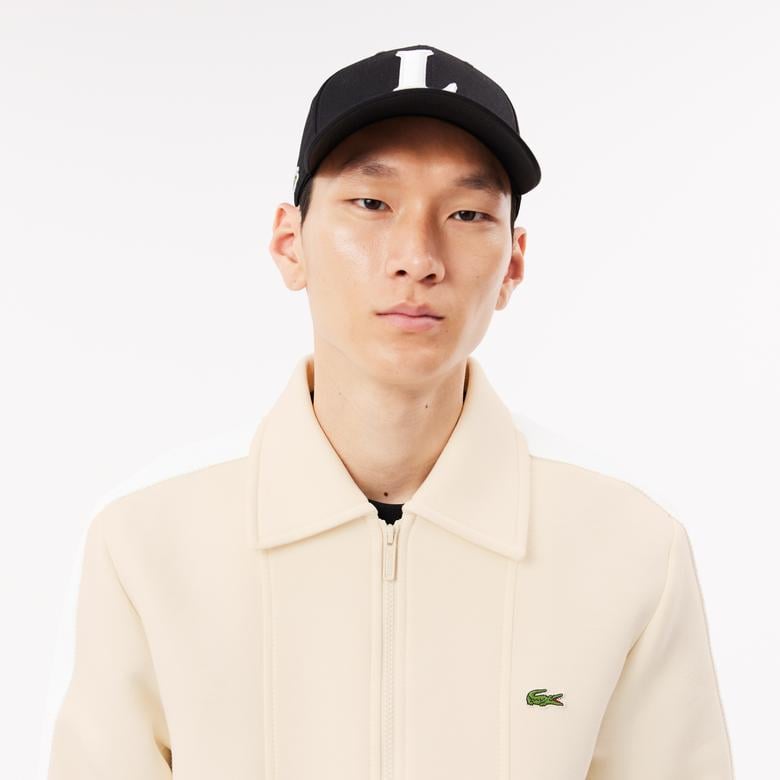 Erkek Regular Fit Fermuarlı Krem Sweatshirt