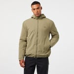 Erkek Relaxed Fit Kapüşonlu Yeşil Yağmurluk