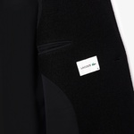 Kadın Regular Fit Yün Siyah Palto