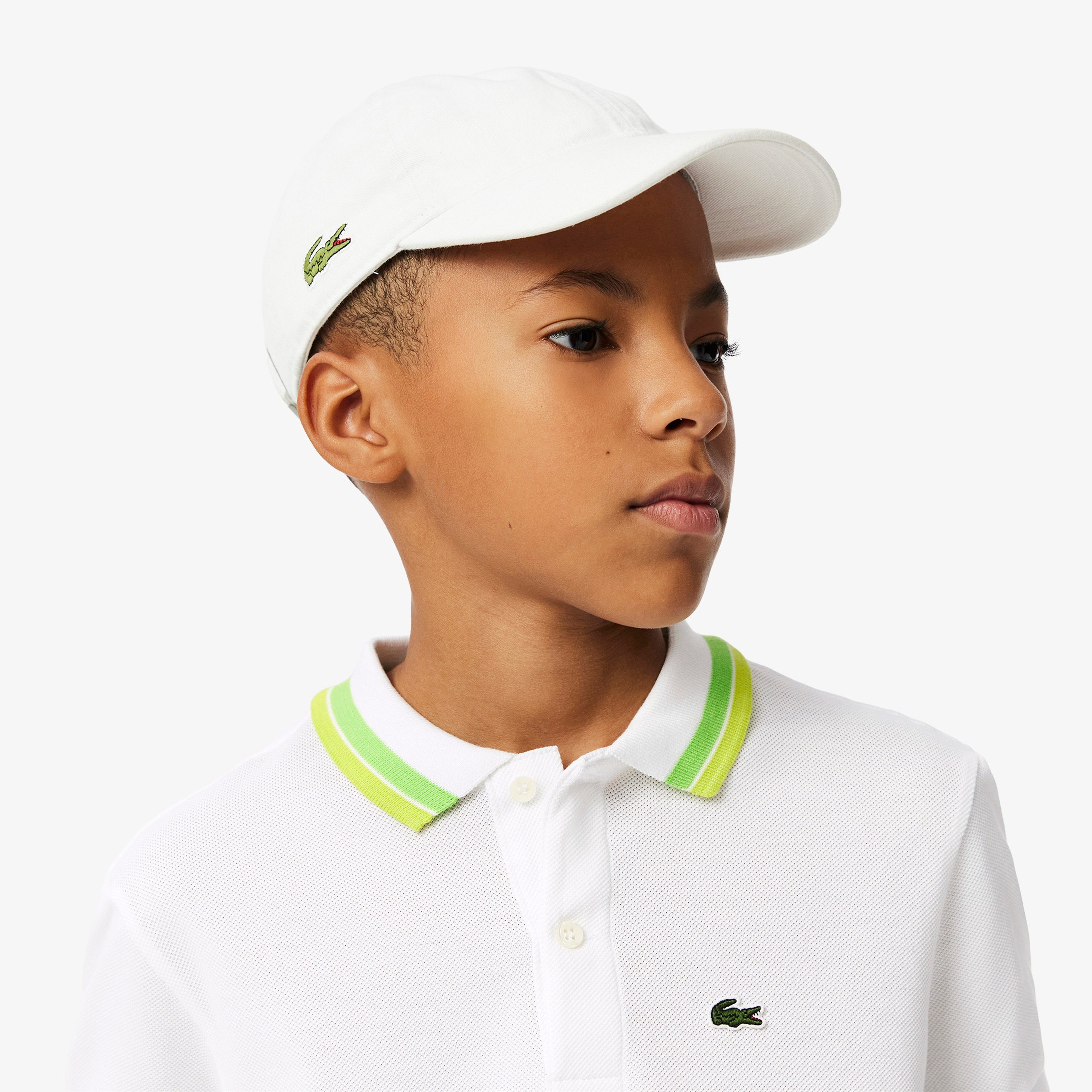 Erkek Çocuk Kısa Kollu Beyaz Polo