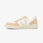 Veja V-10 Chromefree Leather Kadın Beyaz/Sarı Sneaker
