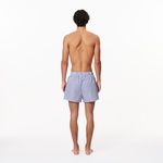 Erkek Çizgili 3'lü Mavi Boxer