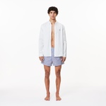 Erkek Çizgili 3'lü Mavi Boxer