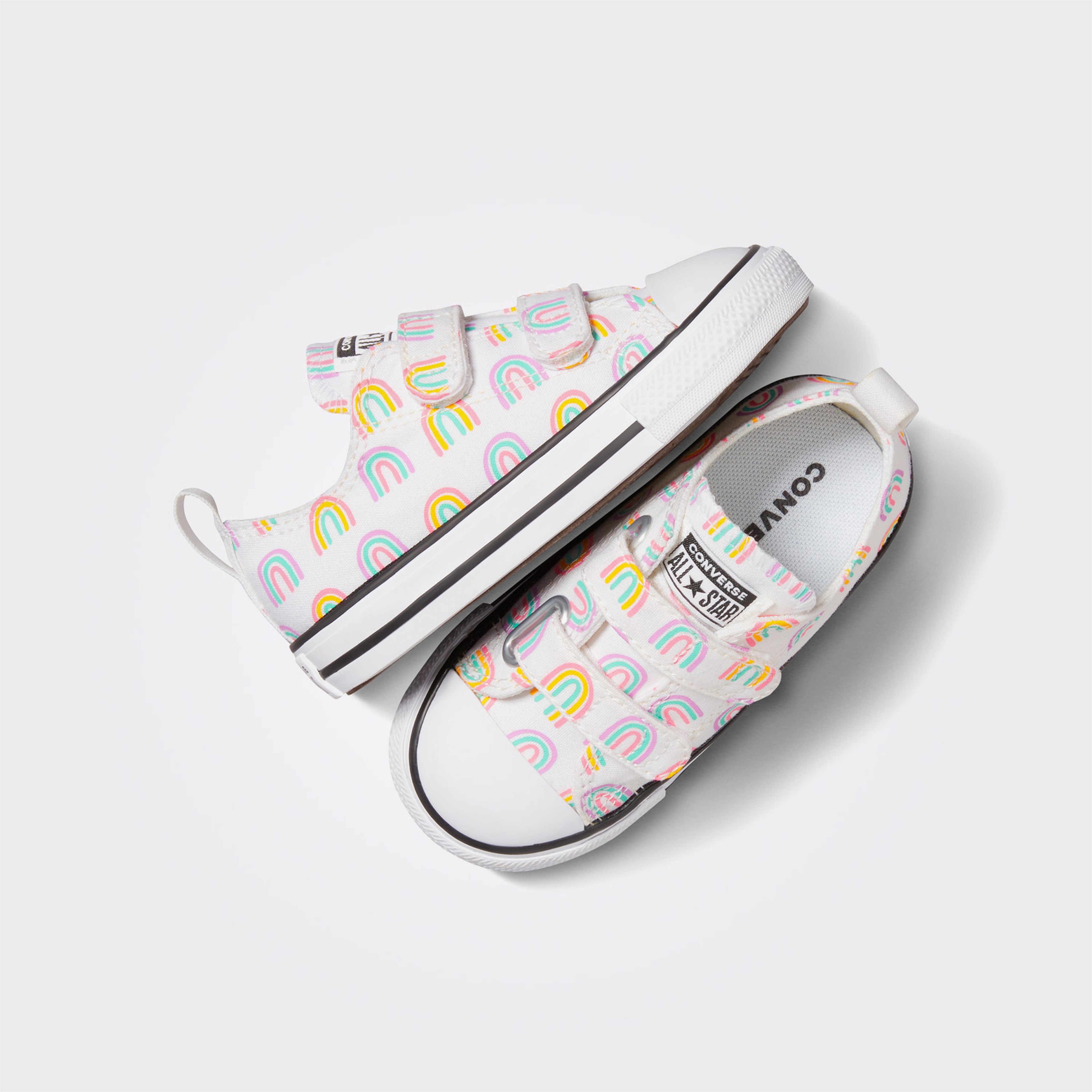 Converse Chuck Taylor All Star Easy- On Rainbows Bebek Beyaz Sneaker