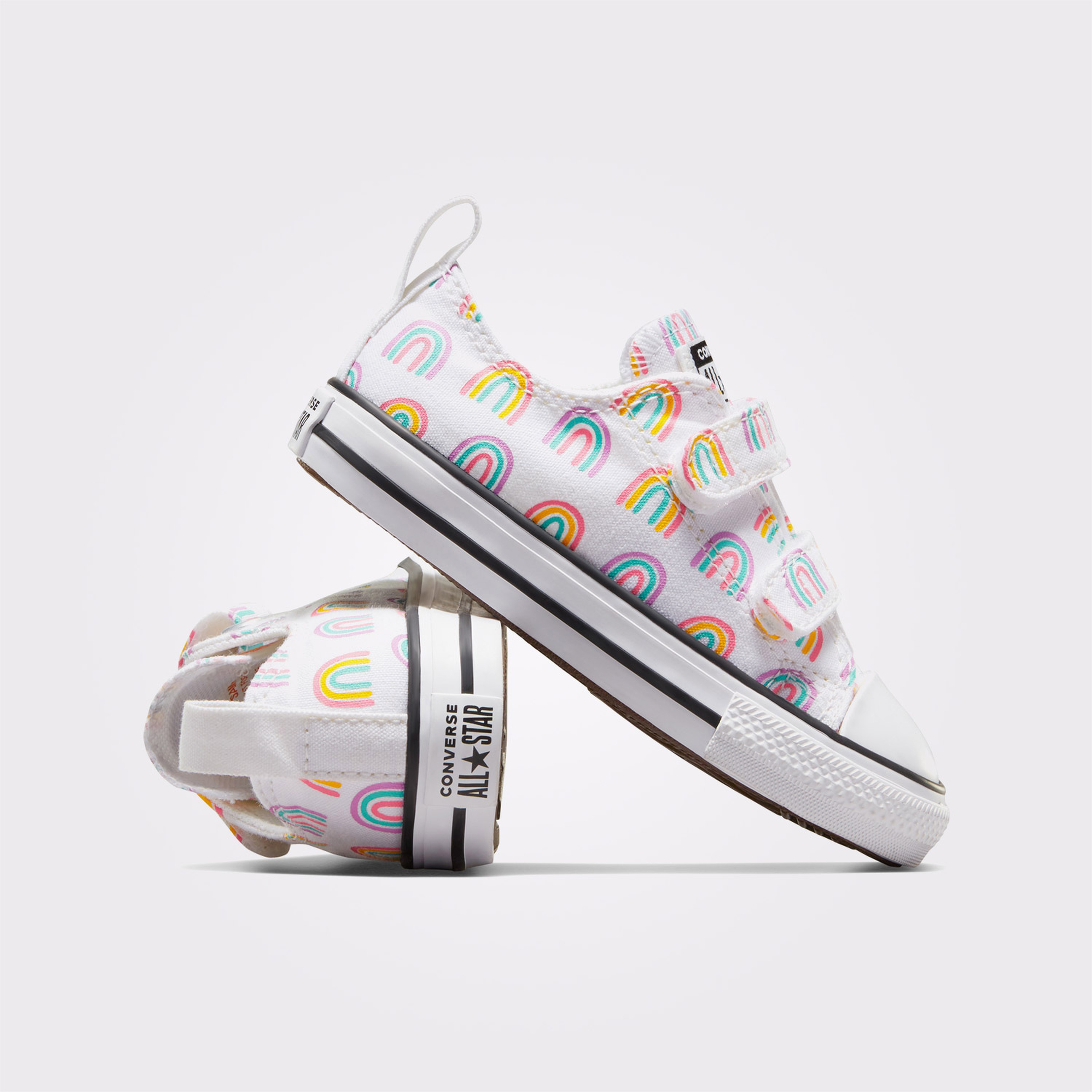 Converse Chuck Taylor All Star Easy- On Rainbows Bebek Beyaz Sneaker