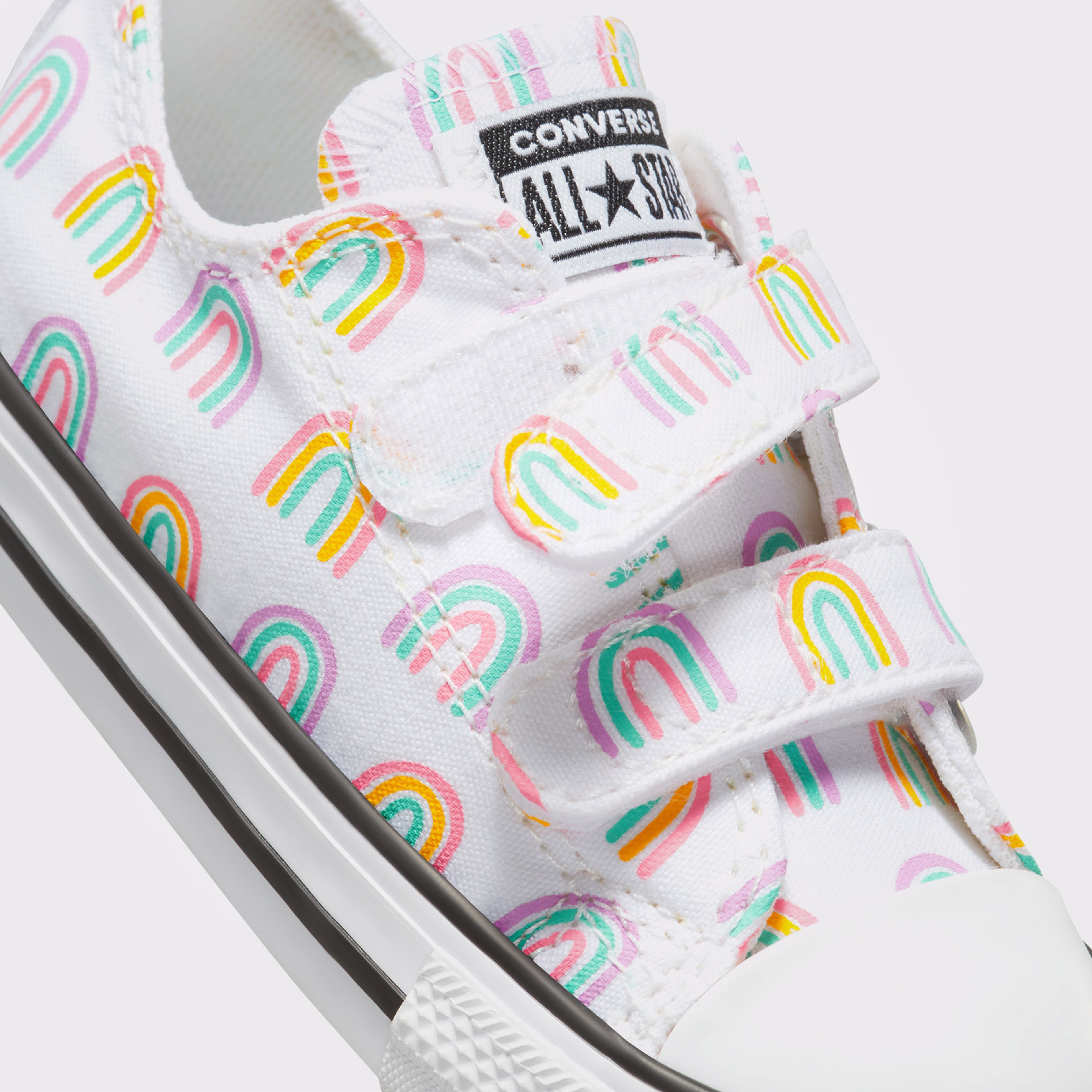 Converse Chuck Taylor All Star Easy- On Rainbows Bebek Beyaz Sneaker