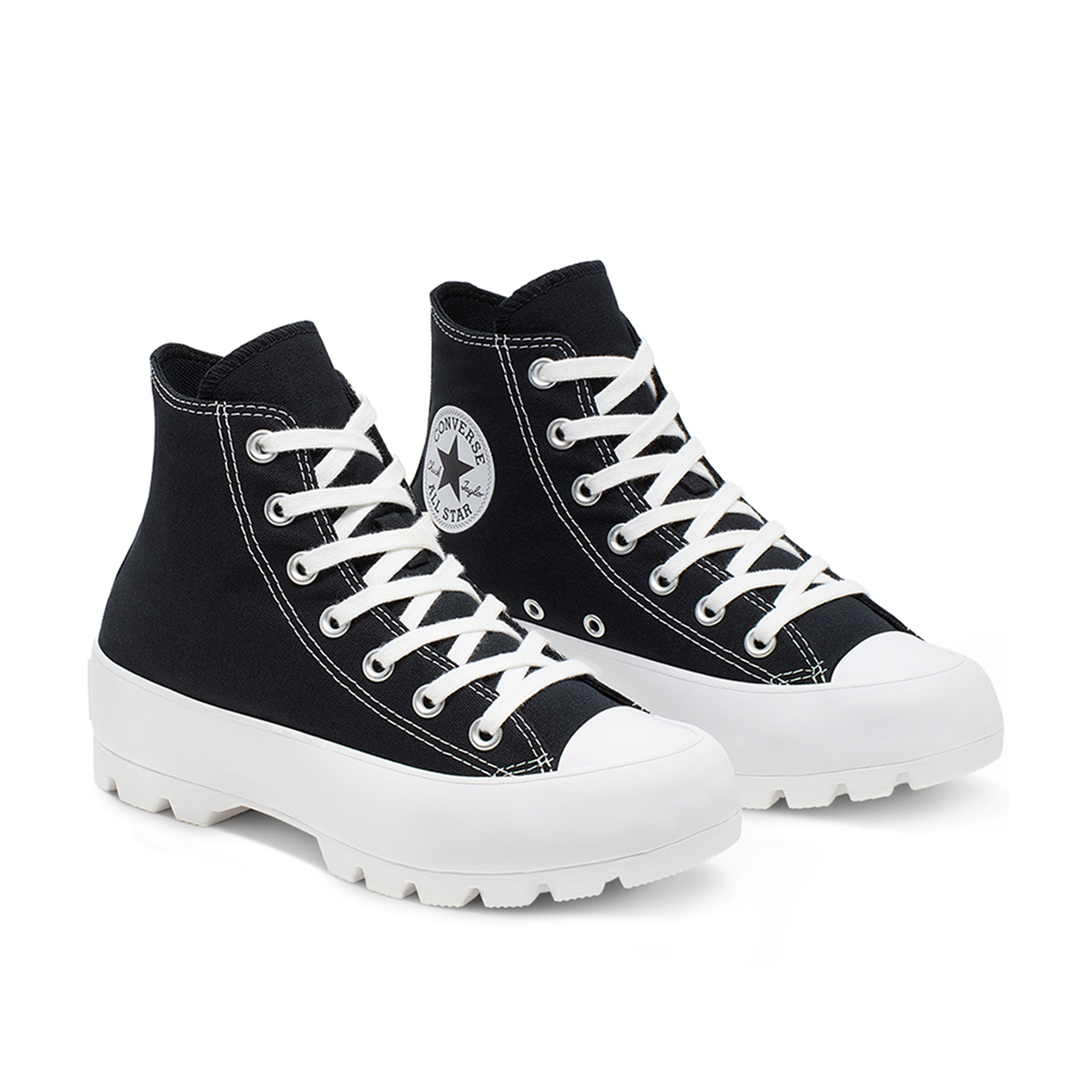 Converse Chuck Taylor All Star Lugged Hi Kadın Platform Siyah Sneaker