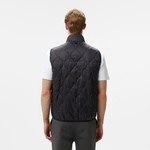 Erkek Regular Fit Kapüşonlu Baskılı Siyah Yağmurluk