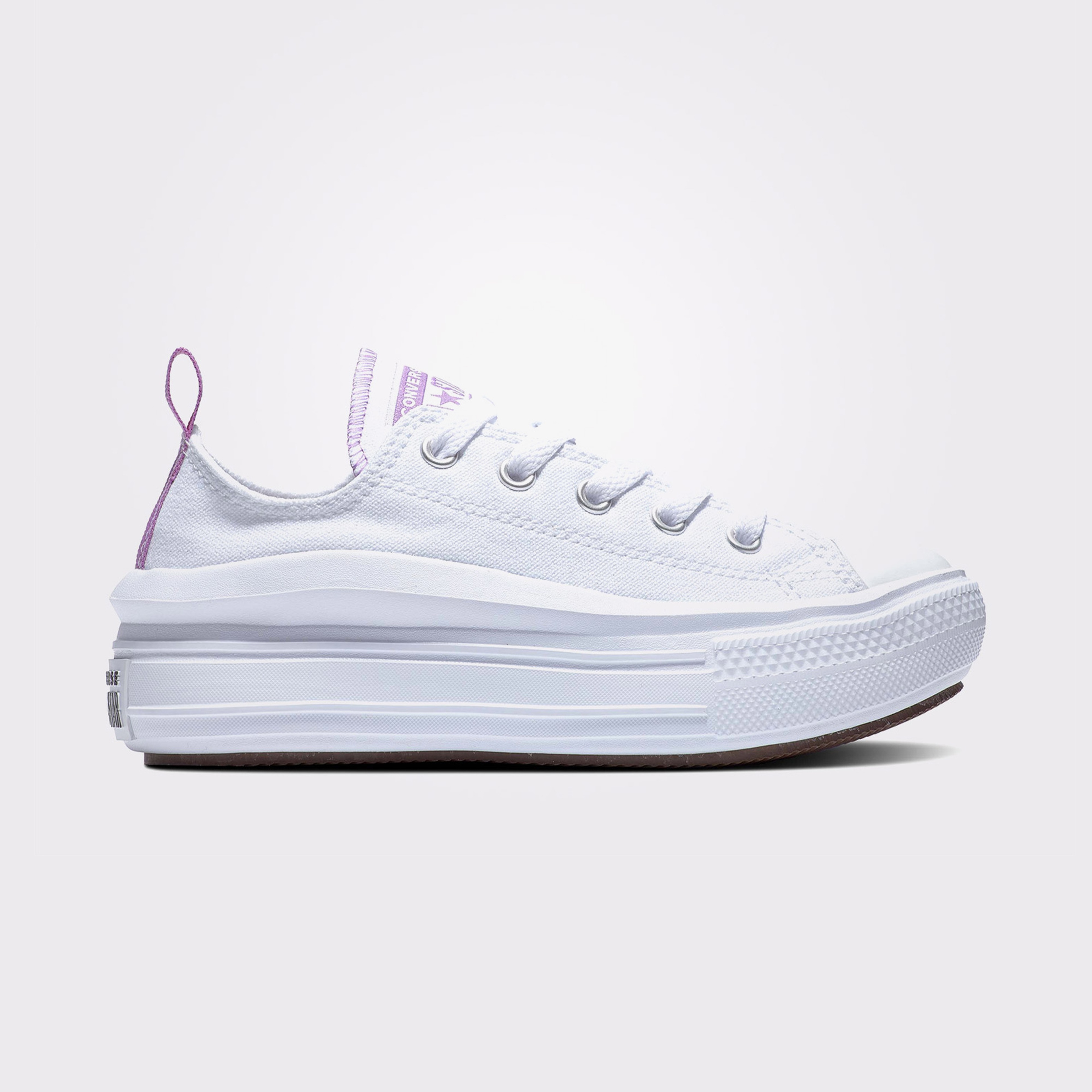 Converse Chuck Taylor All Star Move Canvas Platform Çocuk Beyaz Sneaker