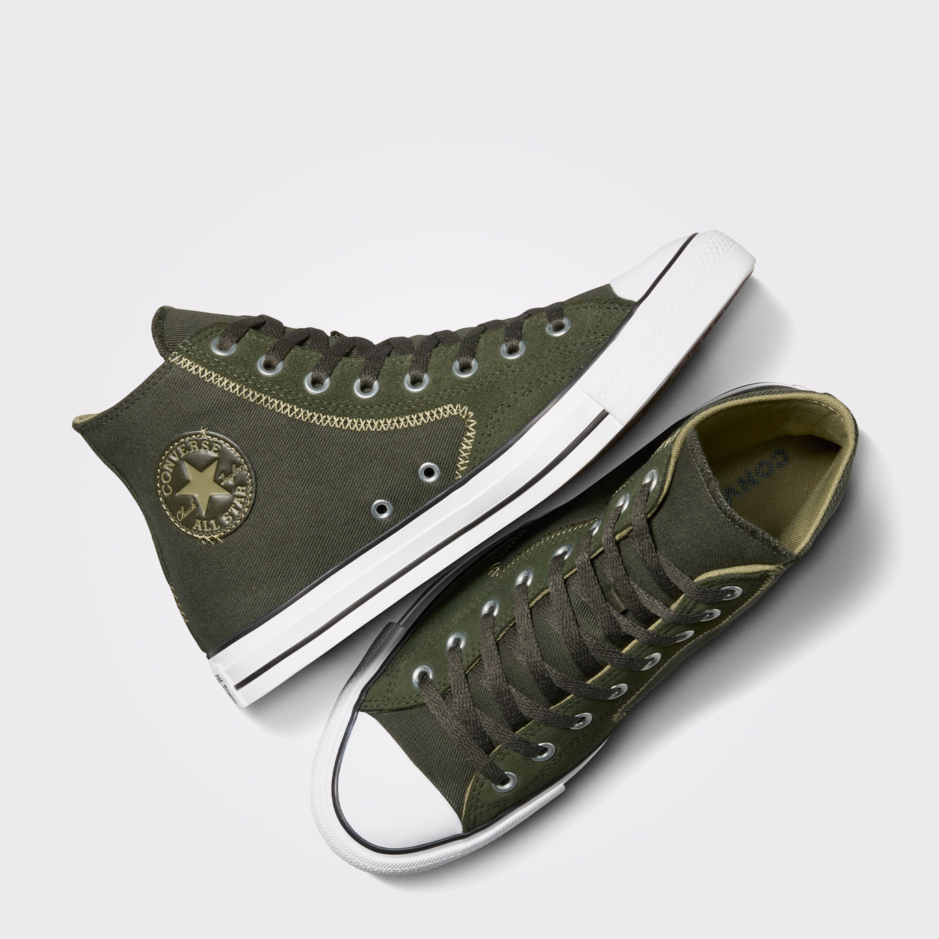 Converse Chuck Taylor All Star Mixed Materials Unisex Haki Sneaker