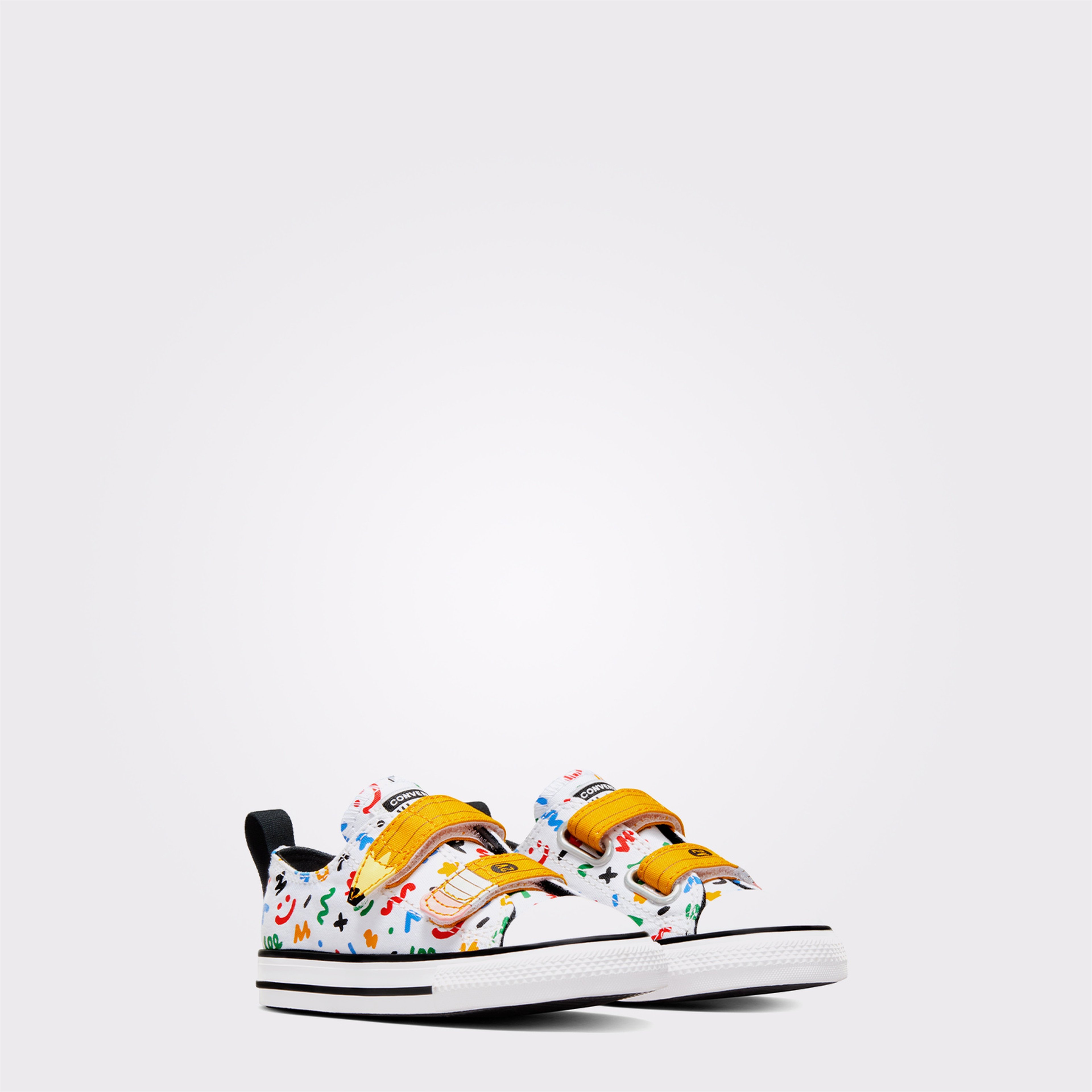 Converse Chuck Taylor All Star Easy On Doodles Bebek Beyaz Sneaker