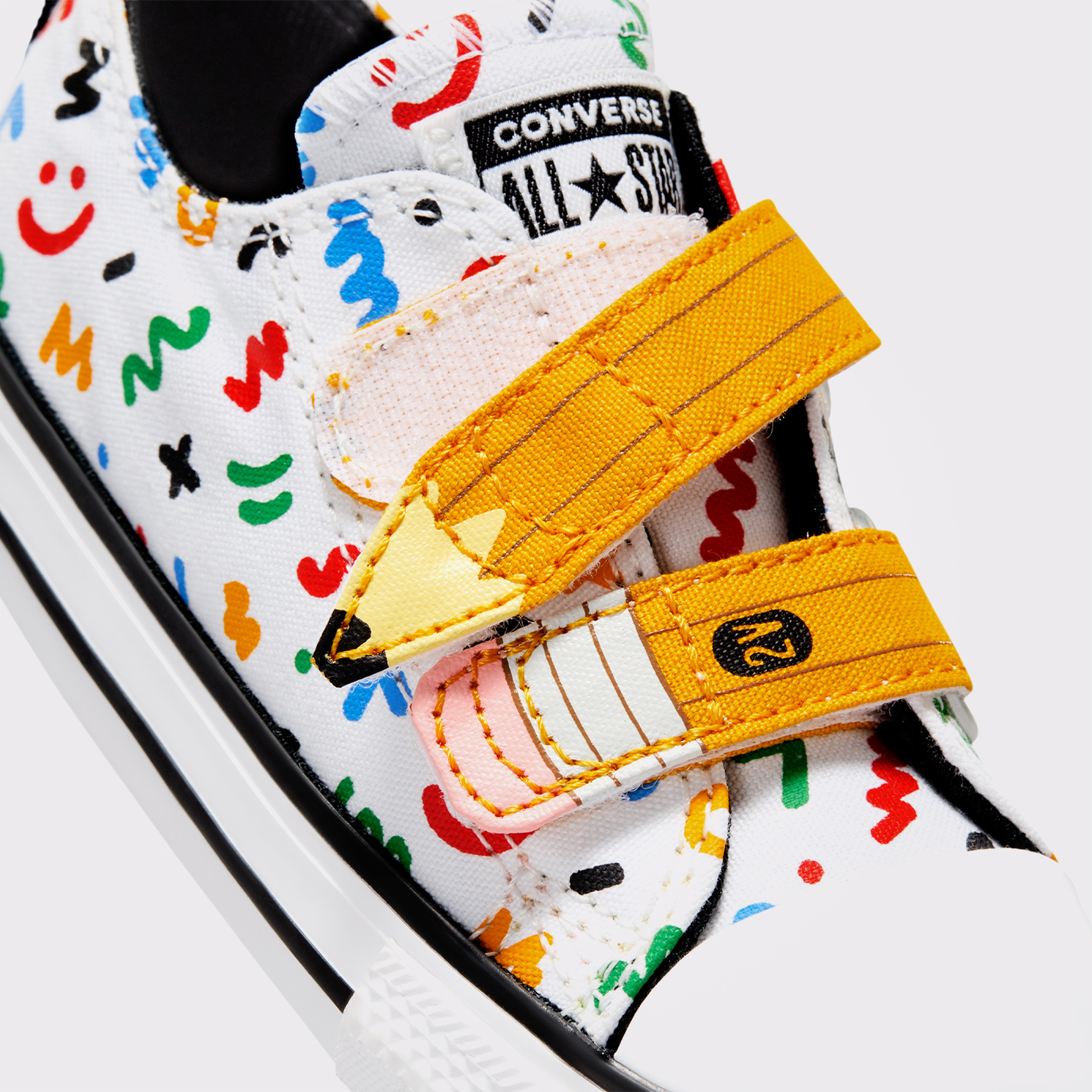 Converse Chuck Taylor All Star Easy On Doodles Bebek Beyaz Sneaker