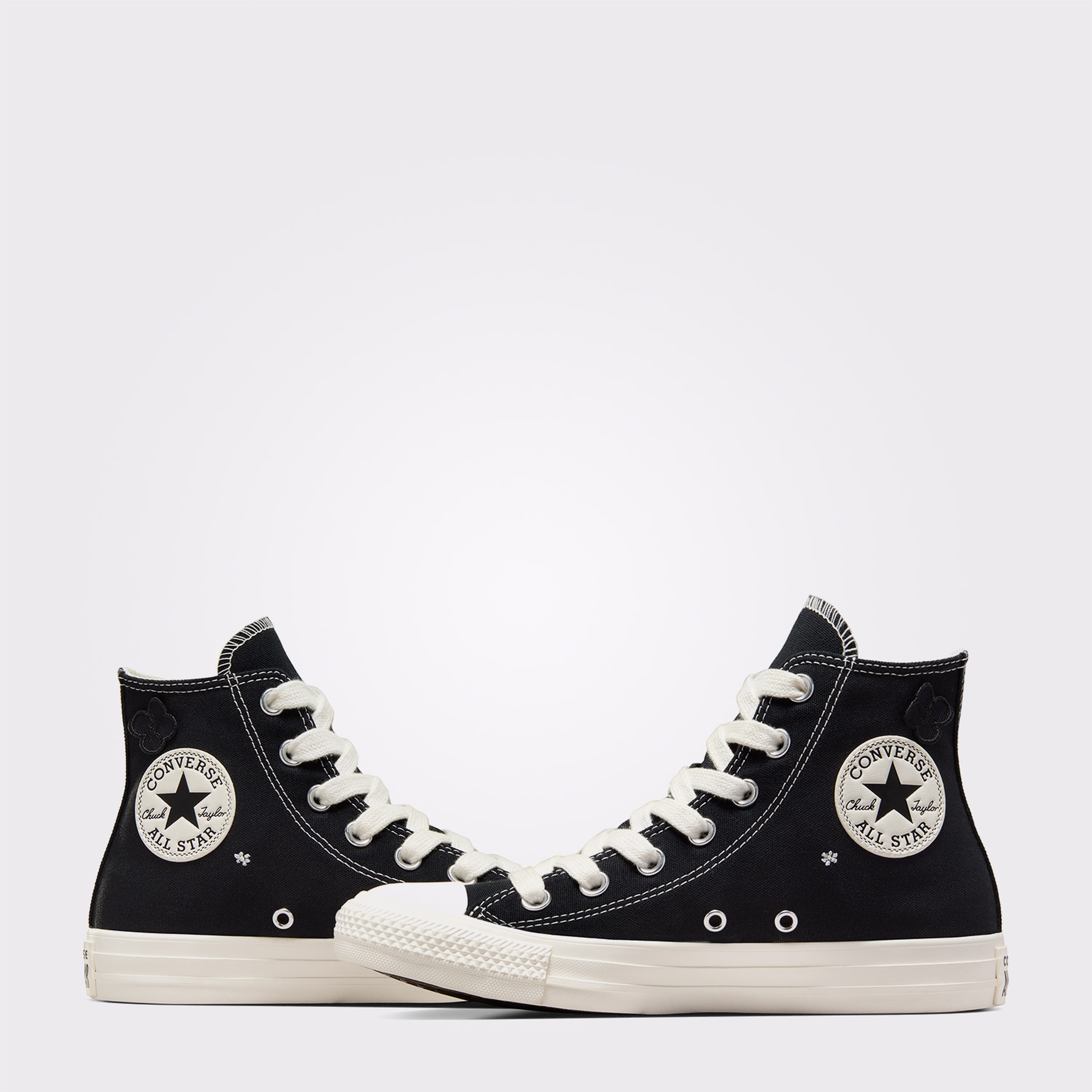Converse Chuck Taylor All Star 3D Flowers Kadın Siyah Sneaker