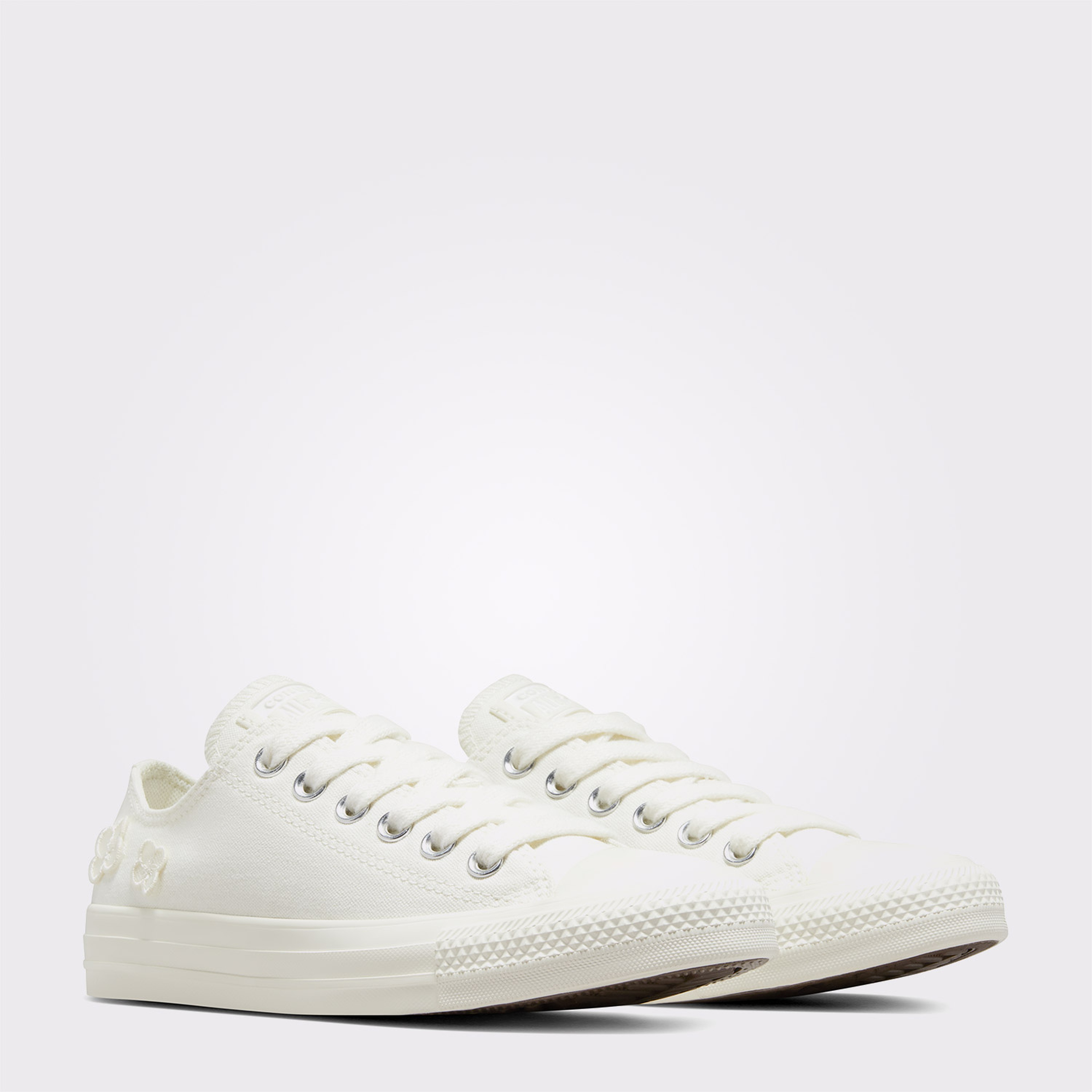 Converse Chuck Taylor All Star 3D Flowers Kadın Krem Sneaker