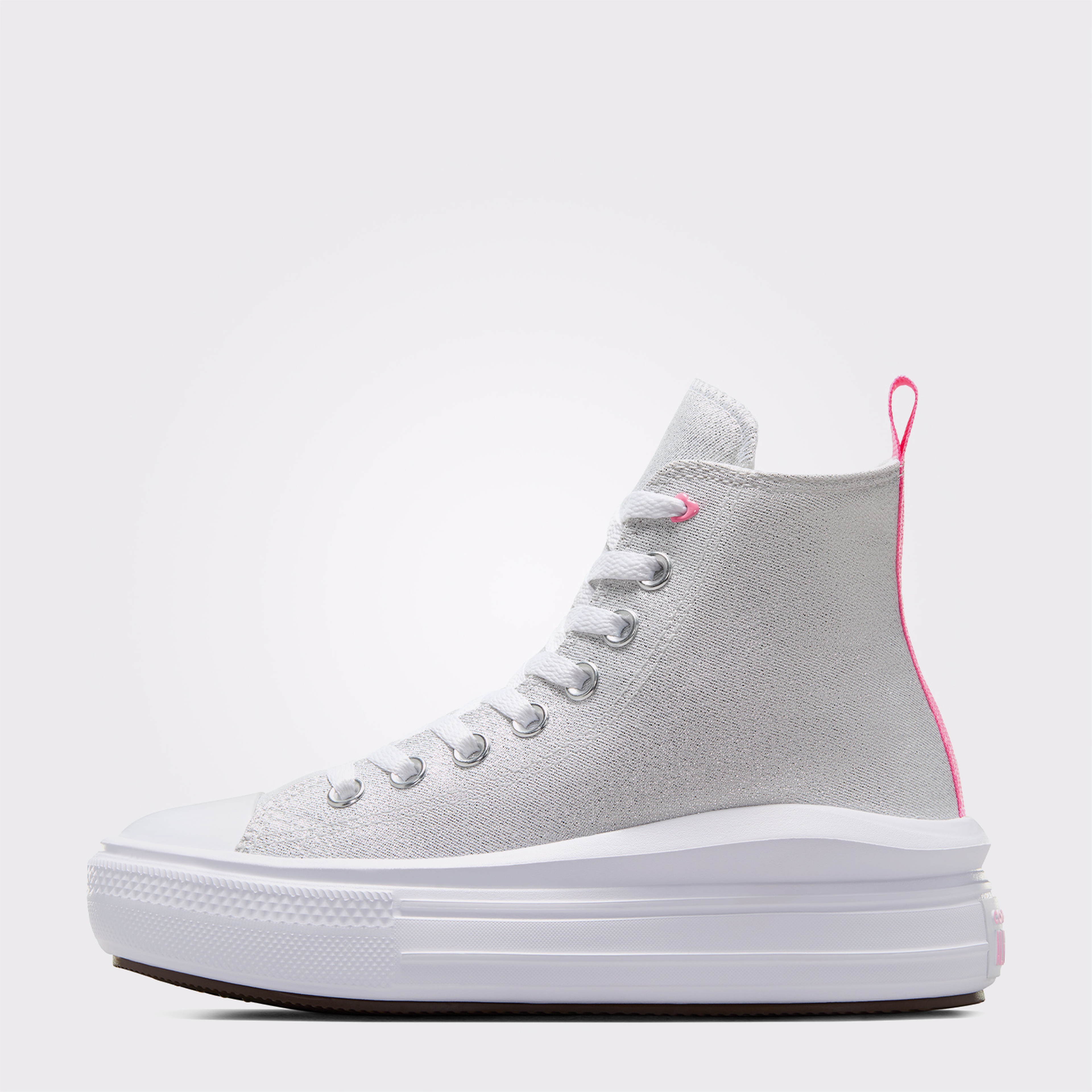 Converse Chuck Taylor All Star Move Platform Sparkle Çocuk Gri Sneaker