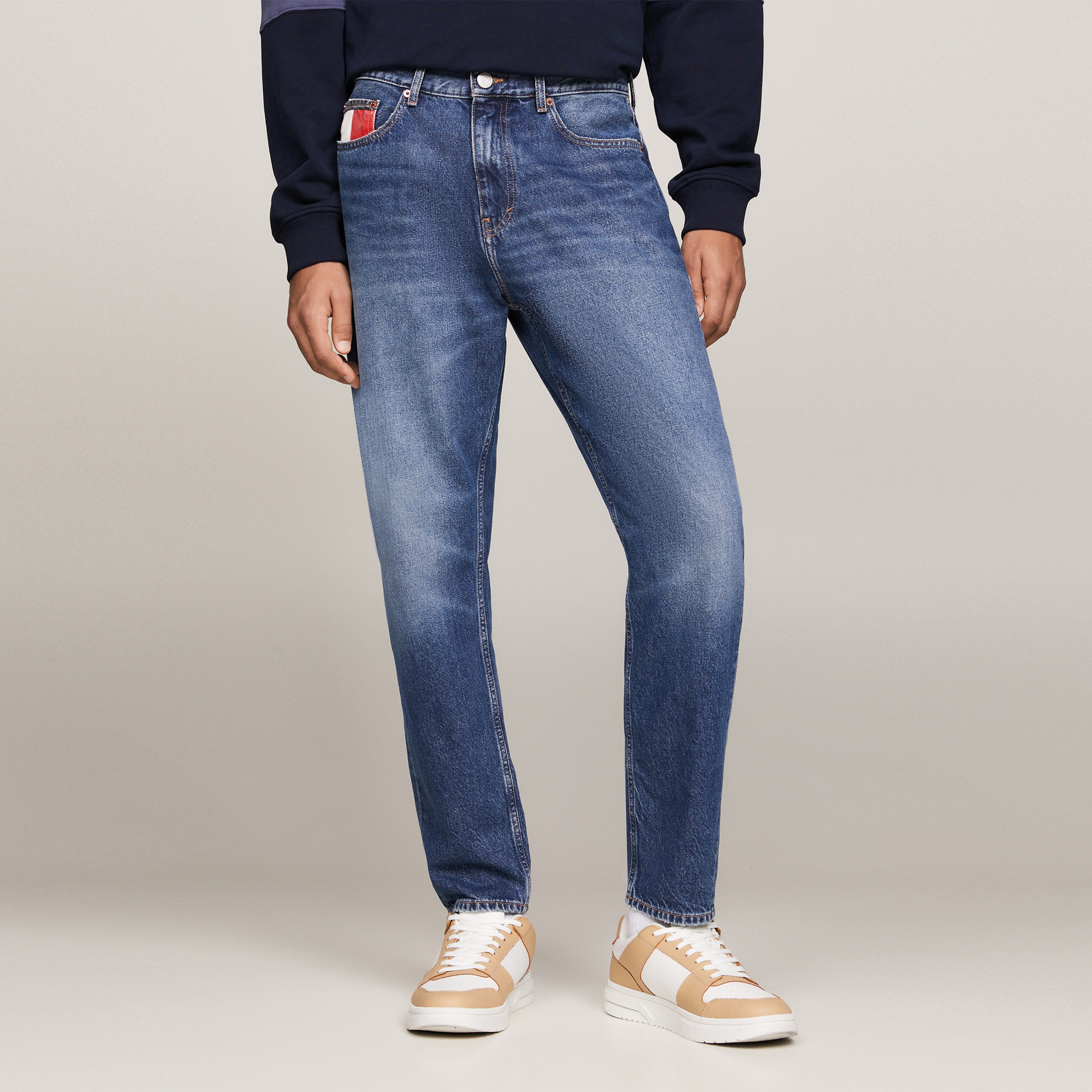 Tommy Hilfiger Erkek Mavi Pantolon