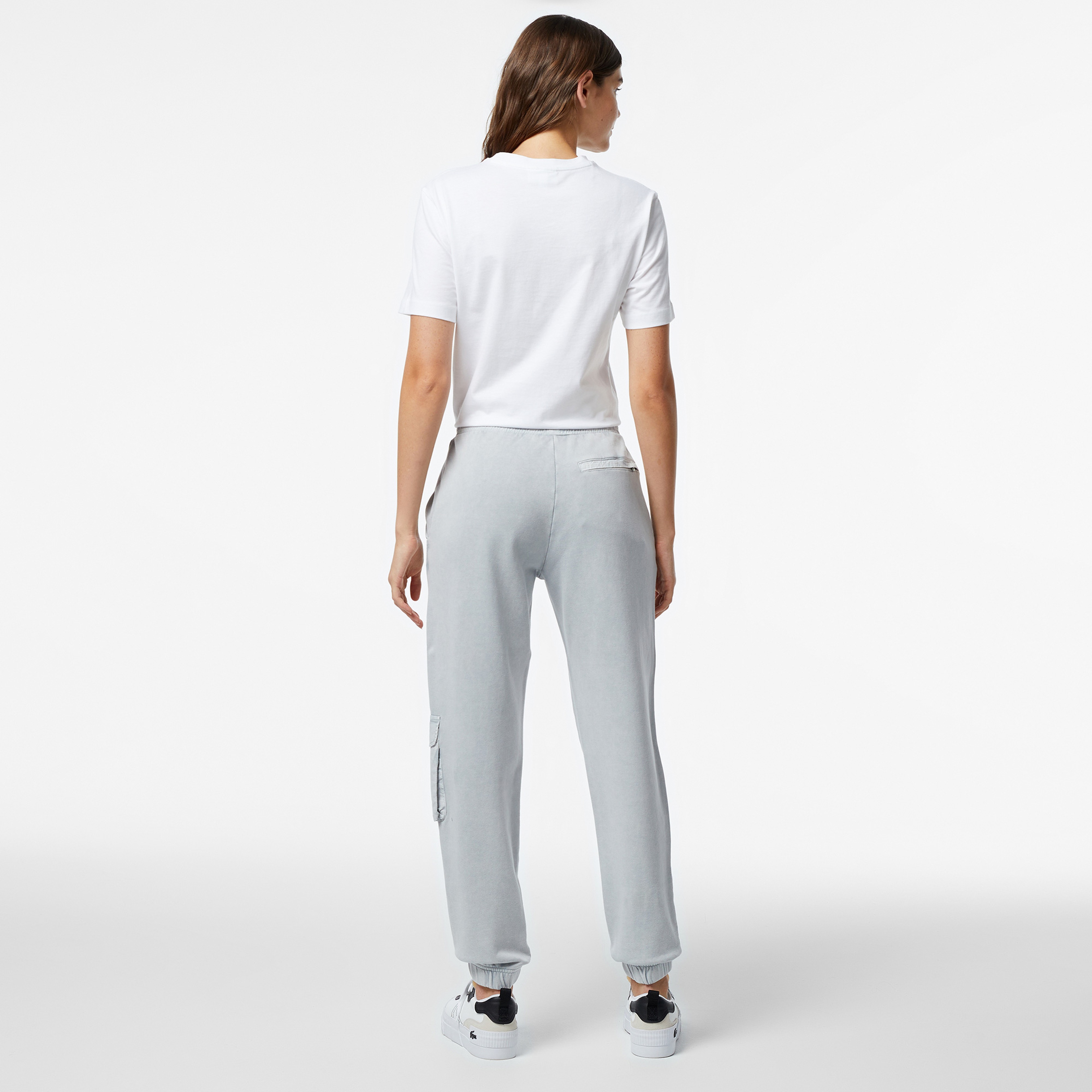 Lacoste x House of SuperStep Kadın Gri Eşofman Altı