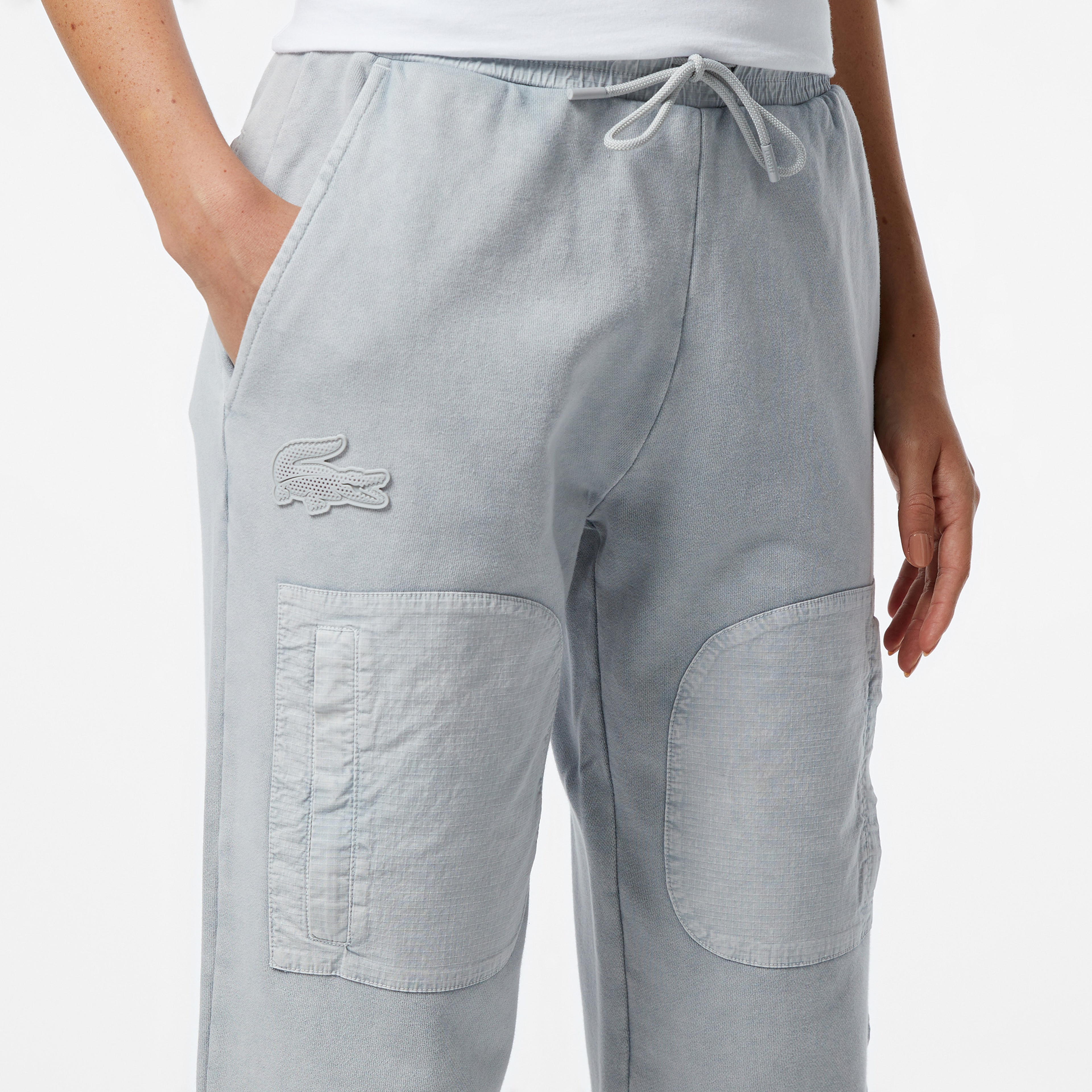 Lacoste x House of SuperStep Kadın Gri Eşofman Altı