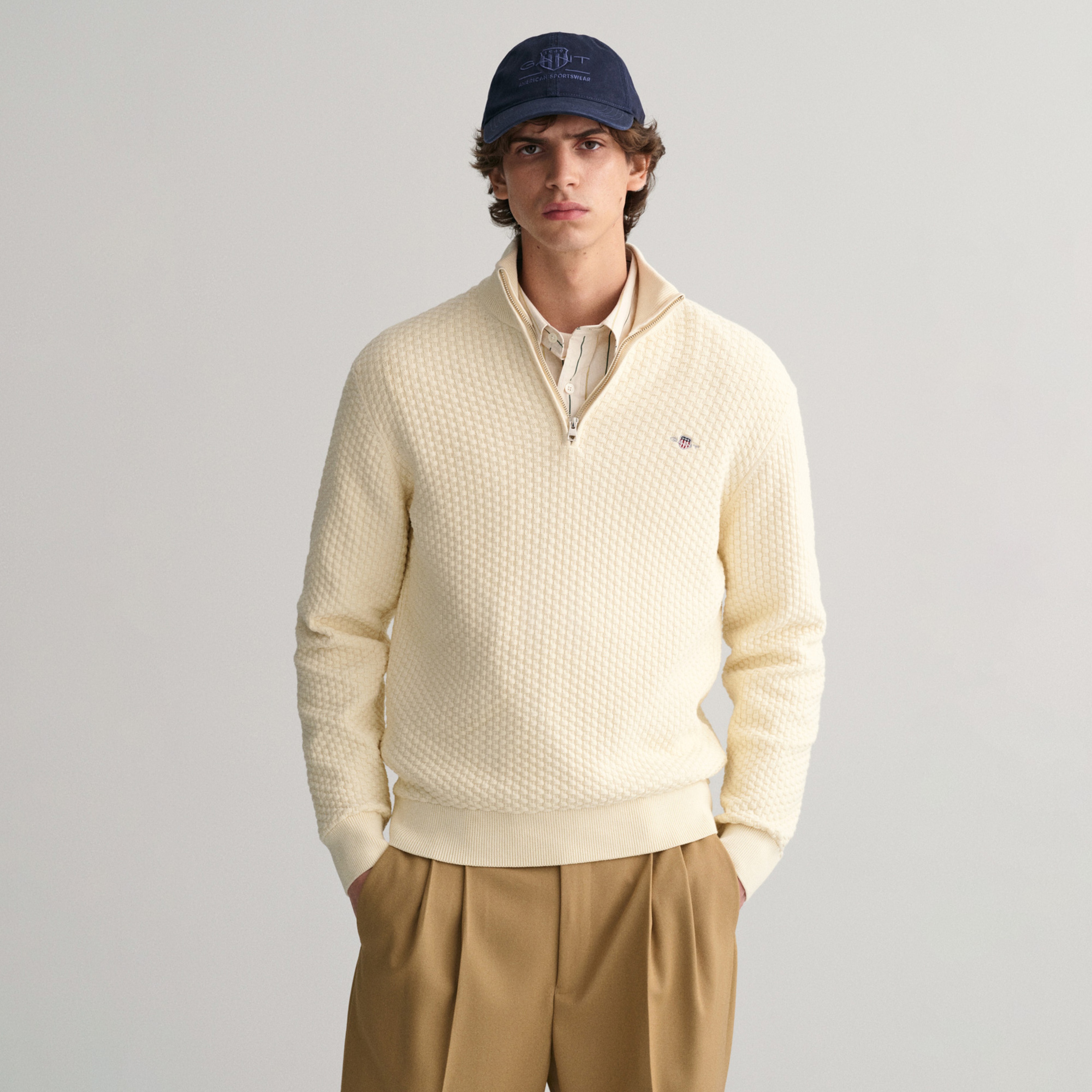 Gant Unisex Lacivert Logolu Şapka