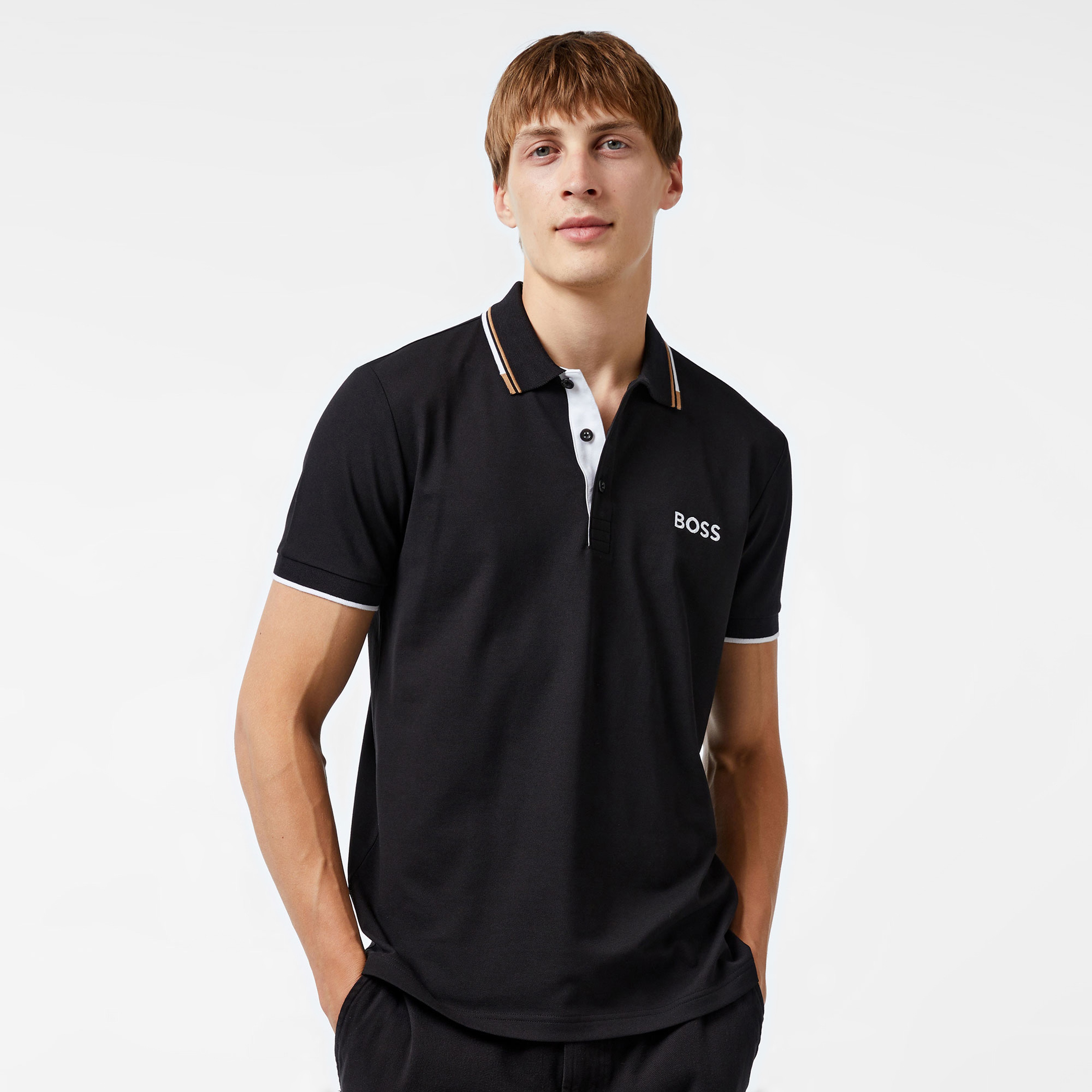 Boss Erkek Siyah Polo