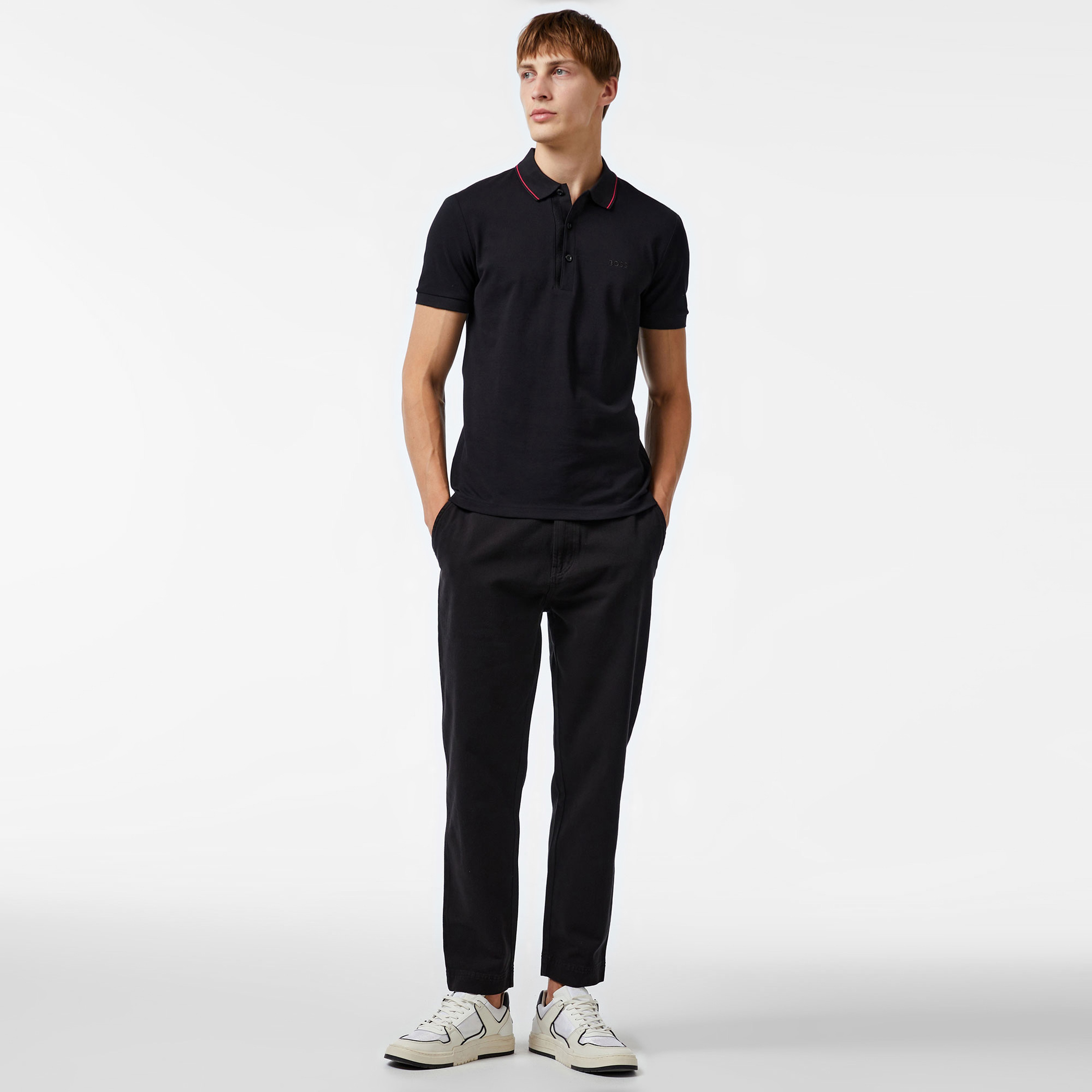 Boss Erkek Siyah Polo