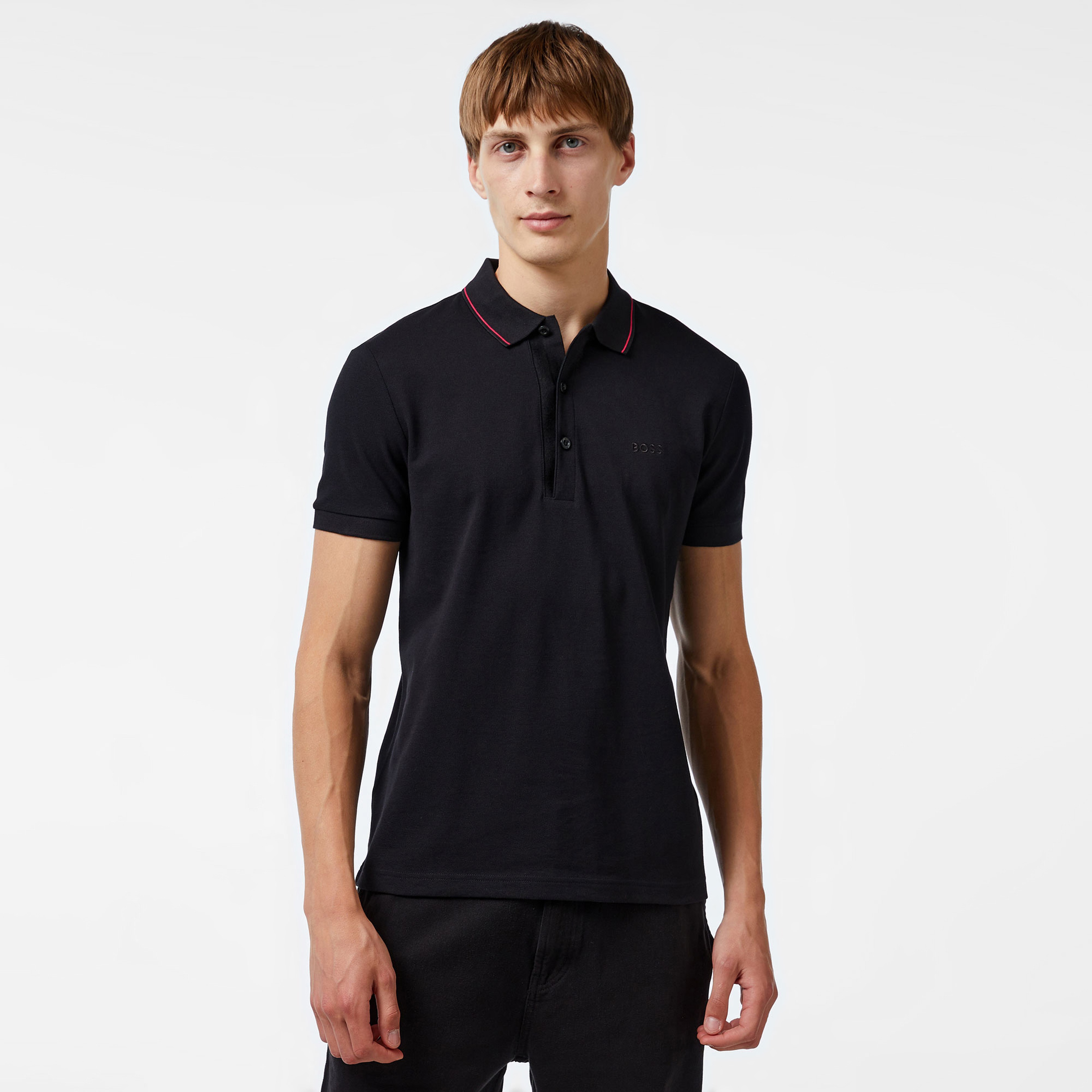 Boss Erkek Siyah Polo