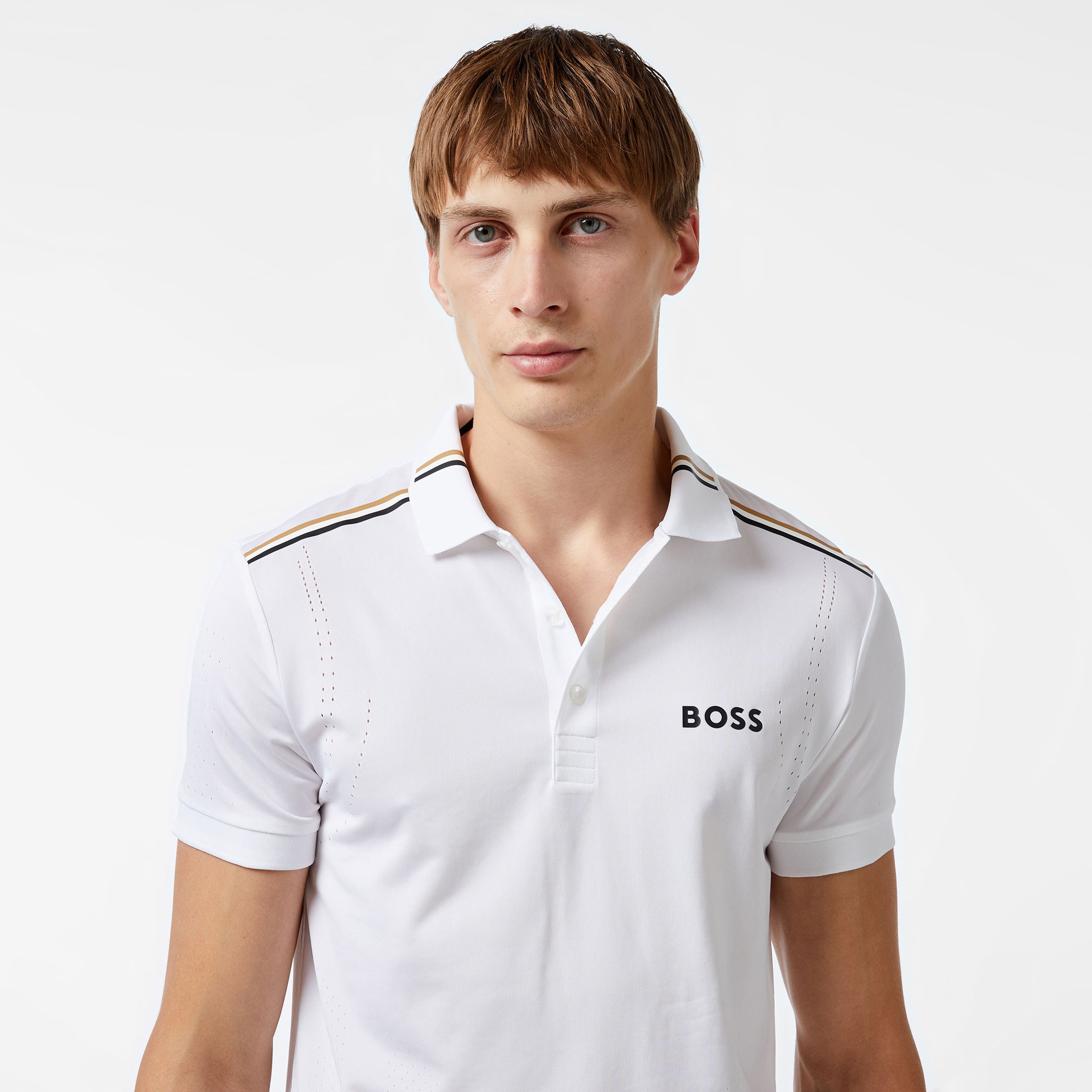 Boss Erkek Beyaz Polo