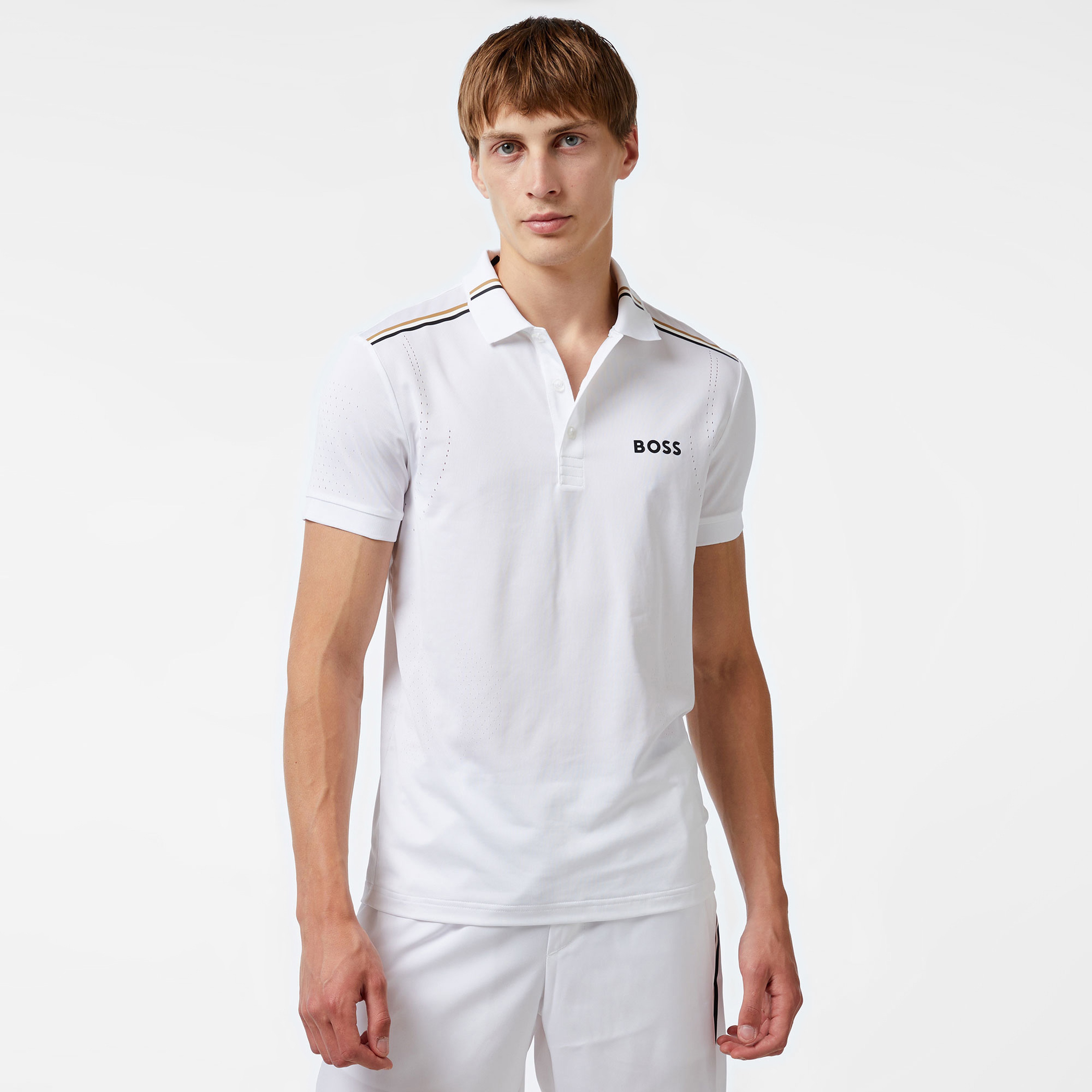 Boss Erkek Beyaz Polo