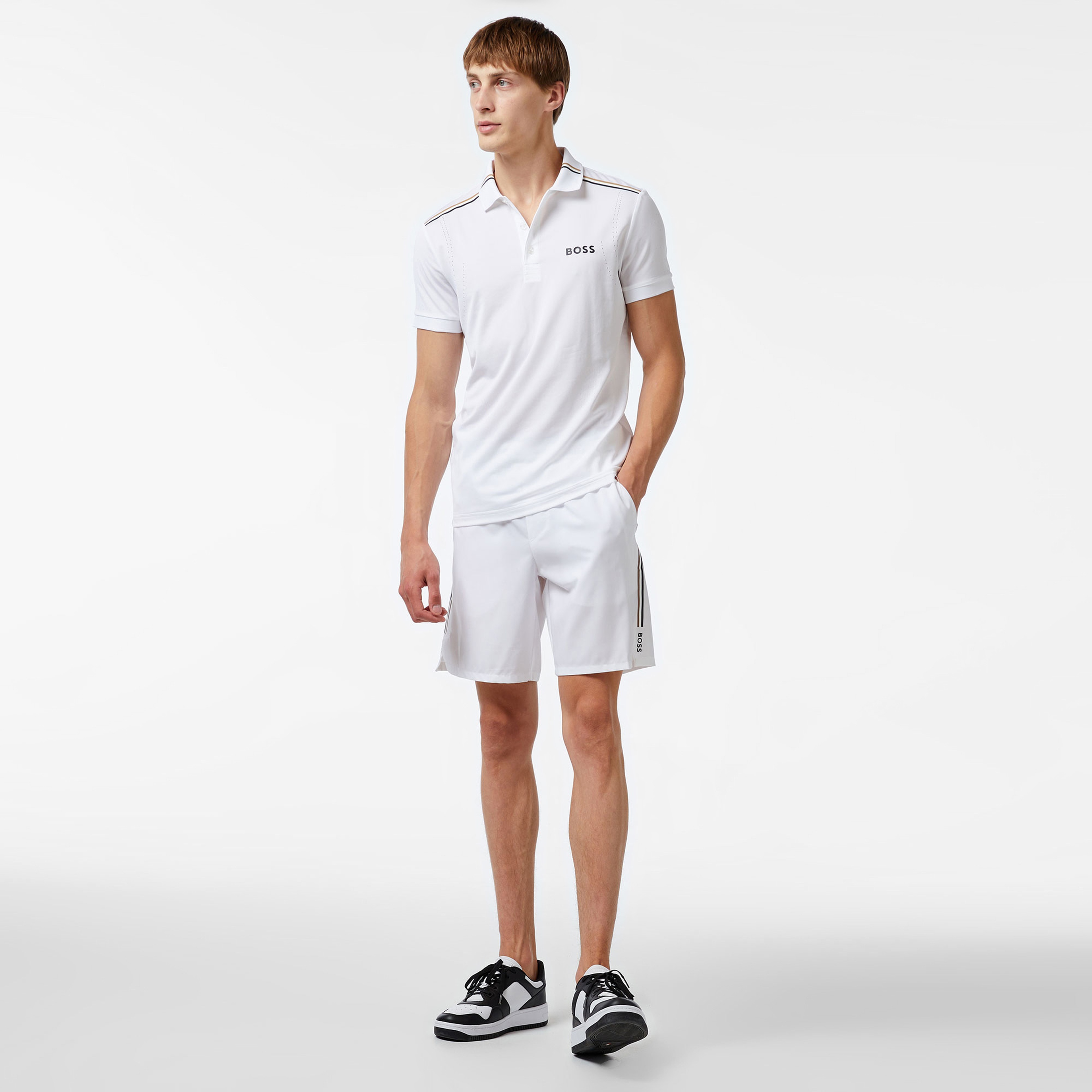 Boss Erkek Beyaz Polo