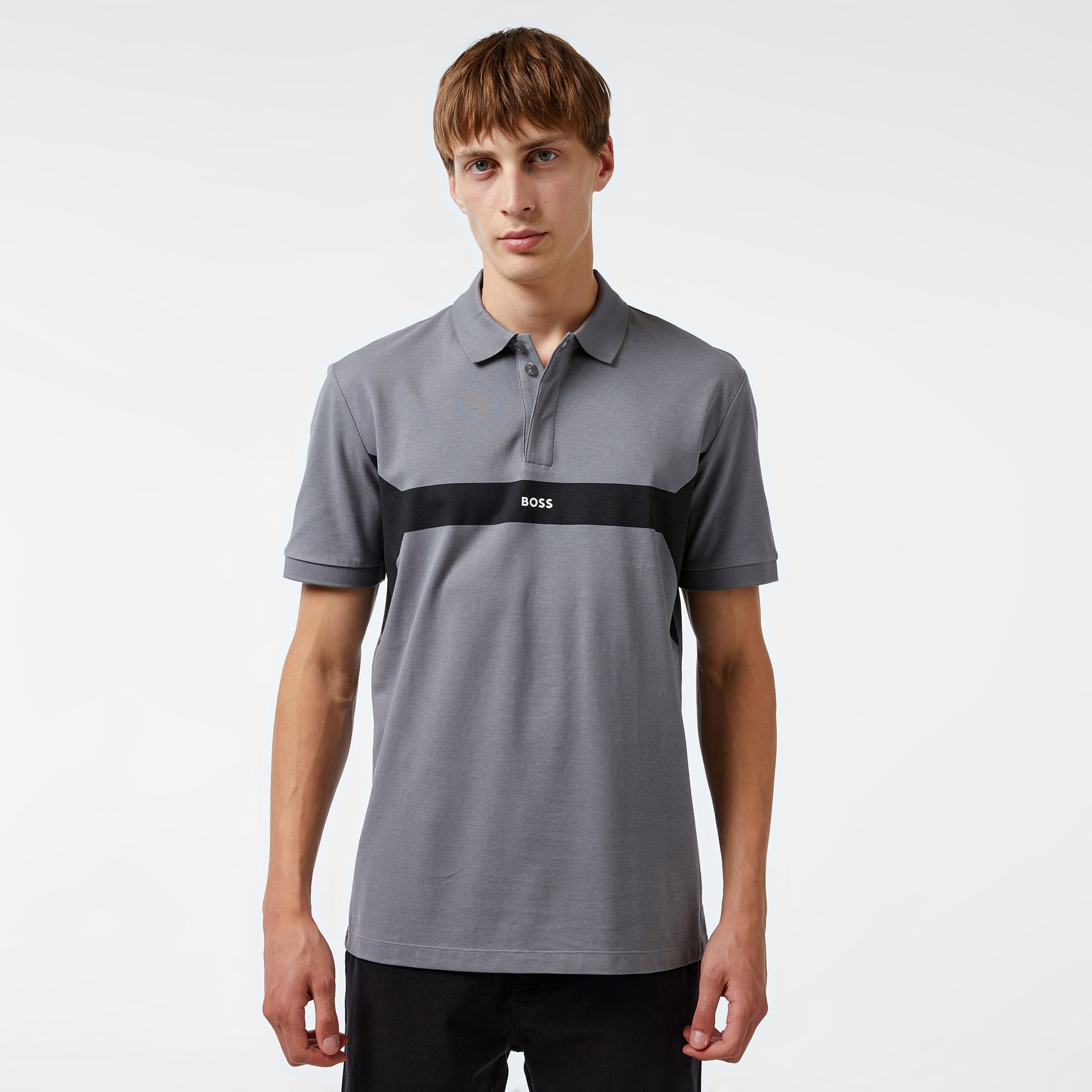 Boss Erkek Gri Polo