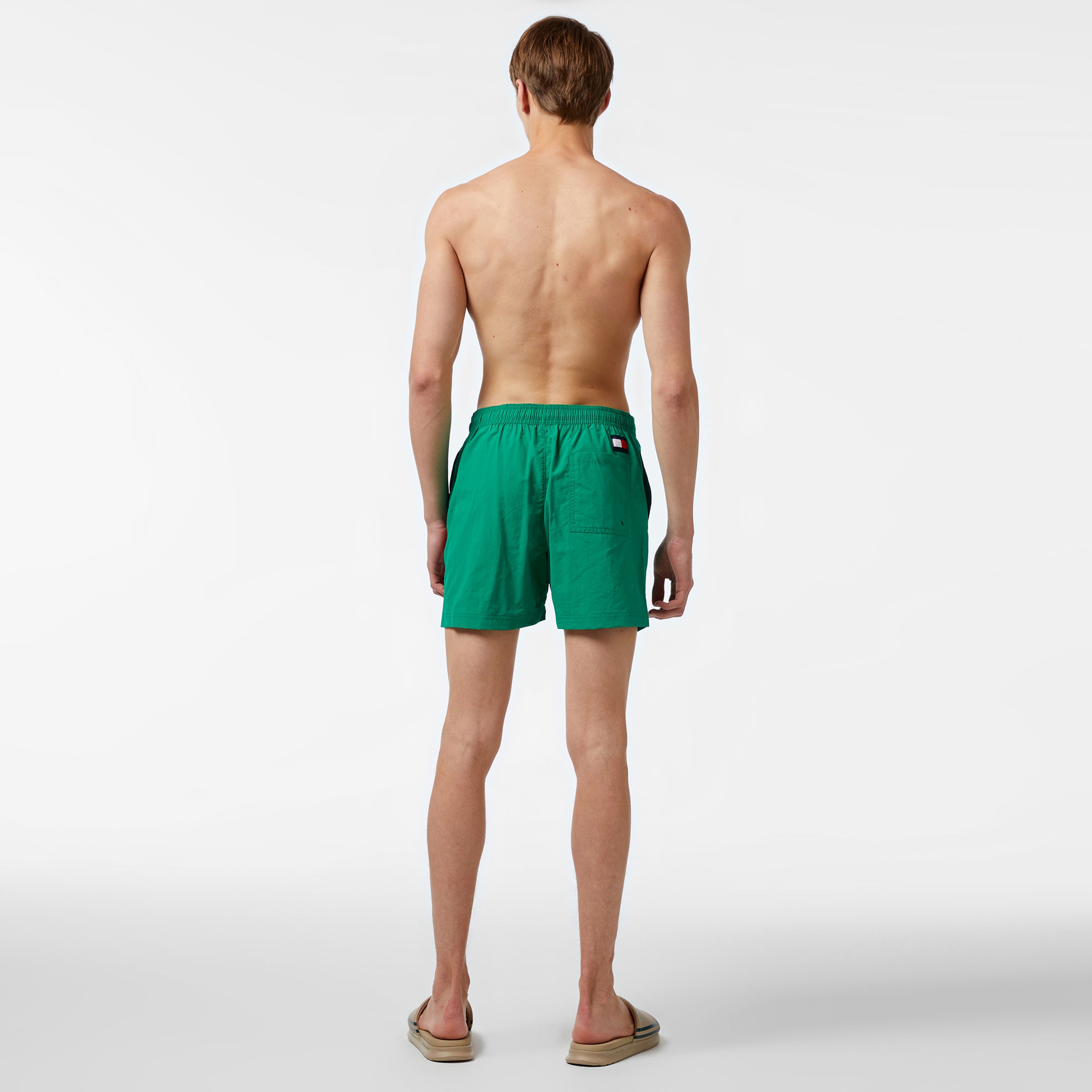 Tommy Hilfiger Sf Medium Drawstring Erkek Yeşil Deniz Şortu
