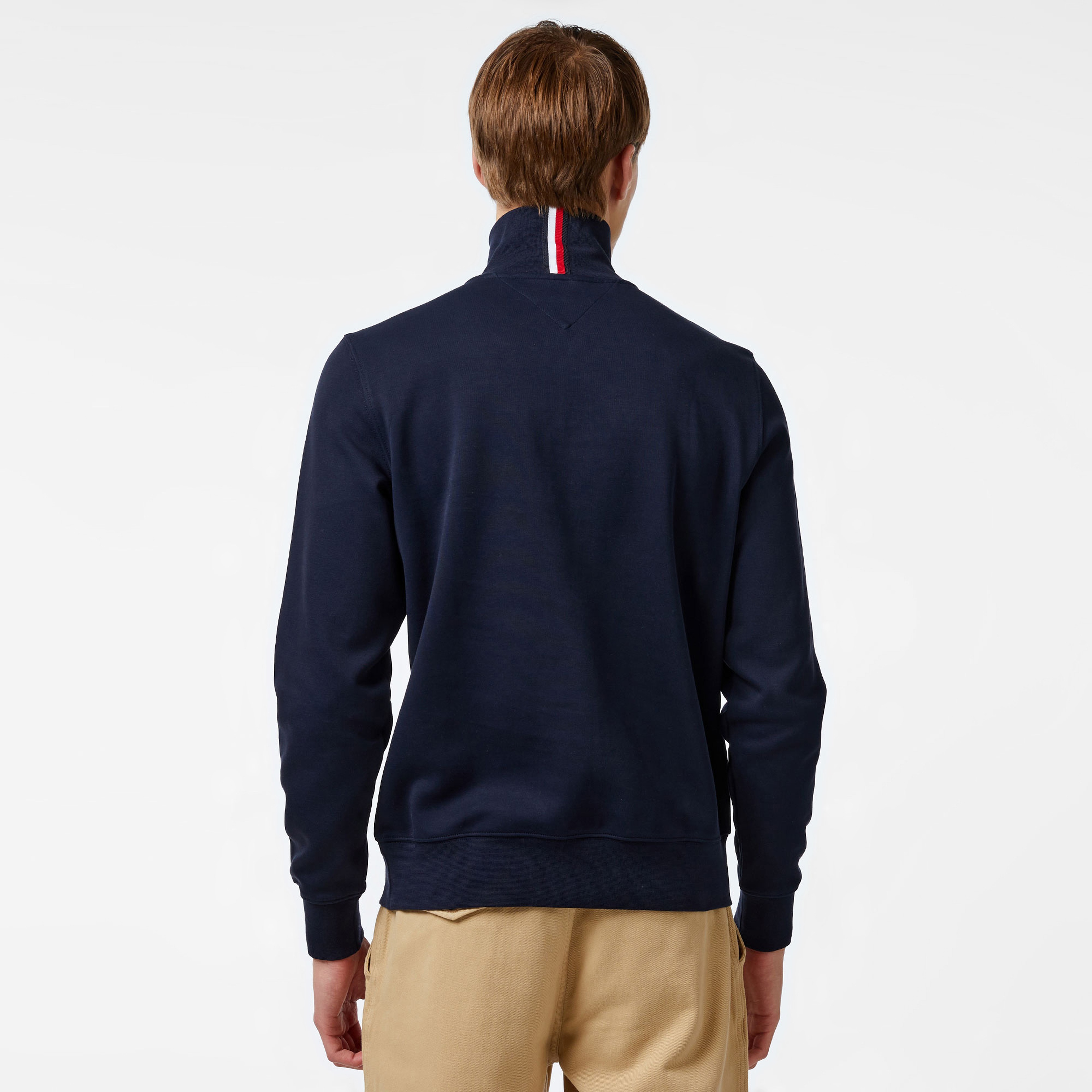 Tommy Hilfiger Erkek Mavi Triko