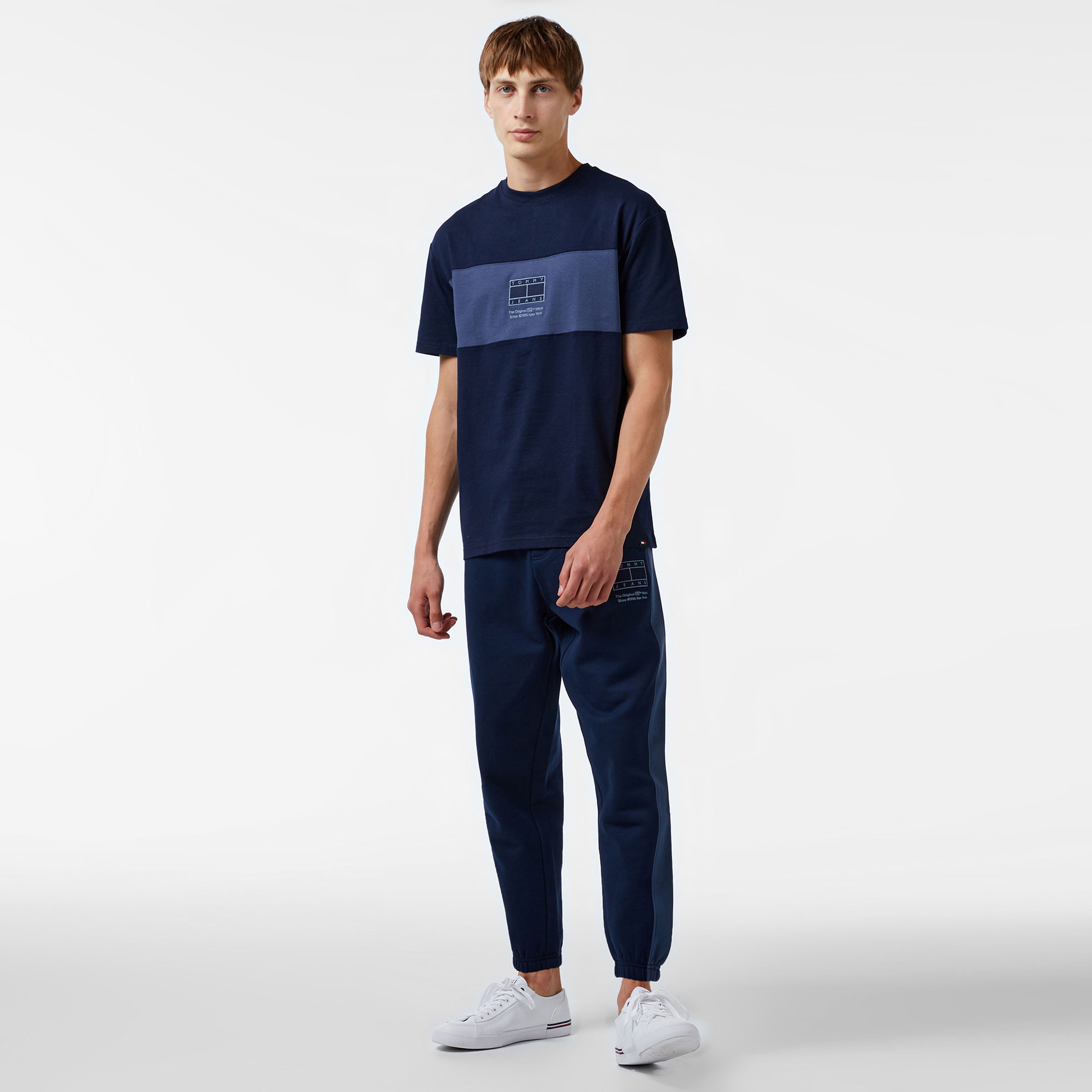 Tommy Hilfiger Erkek Mavi Tshirt