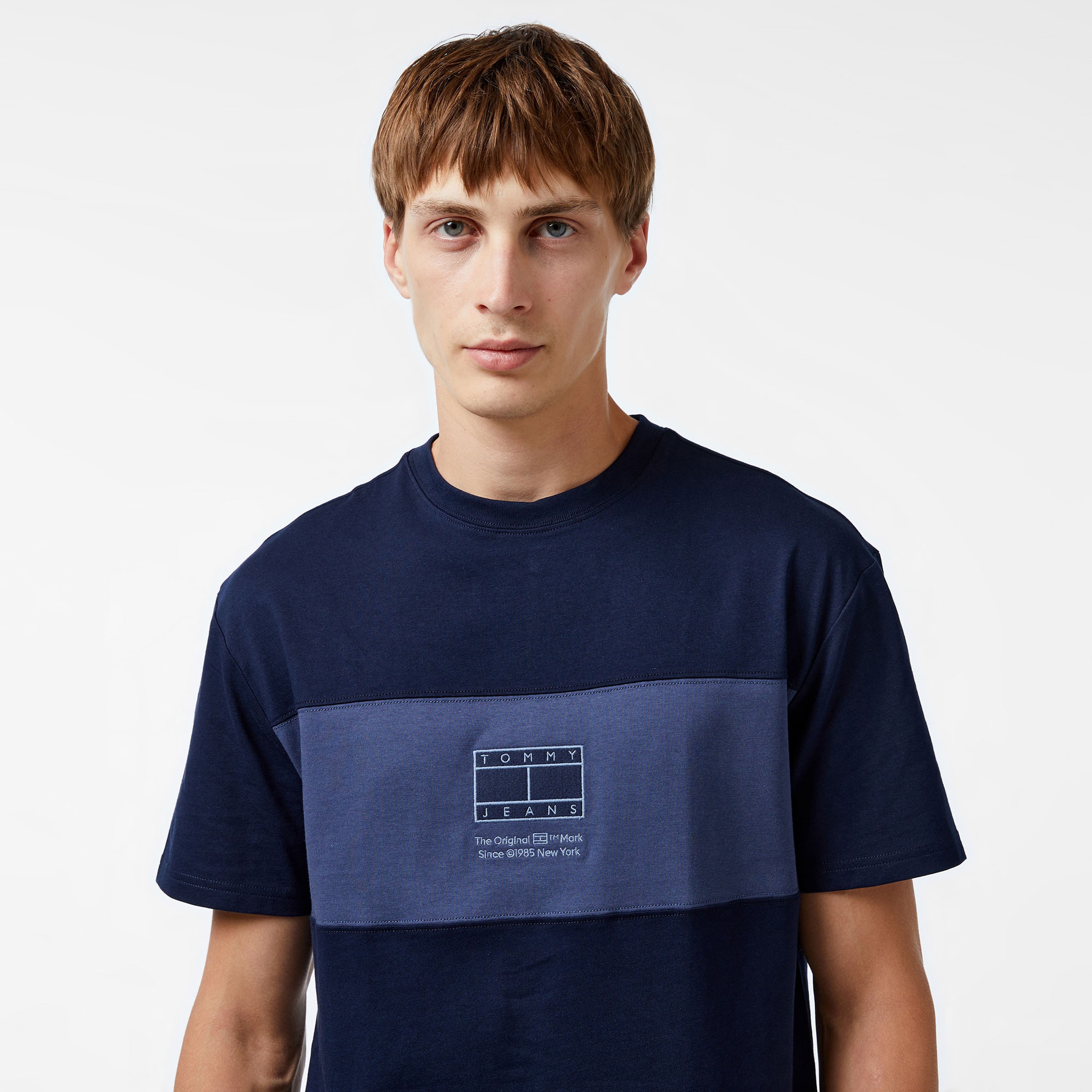 Tommy Hilfiger Erkek Mavi Tshirt