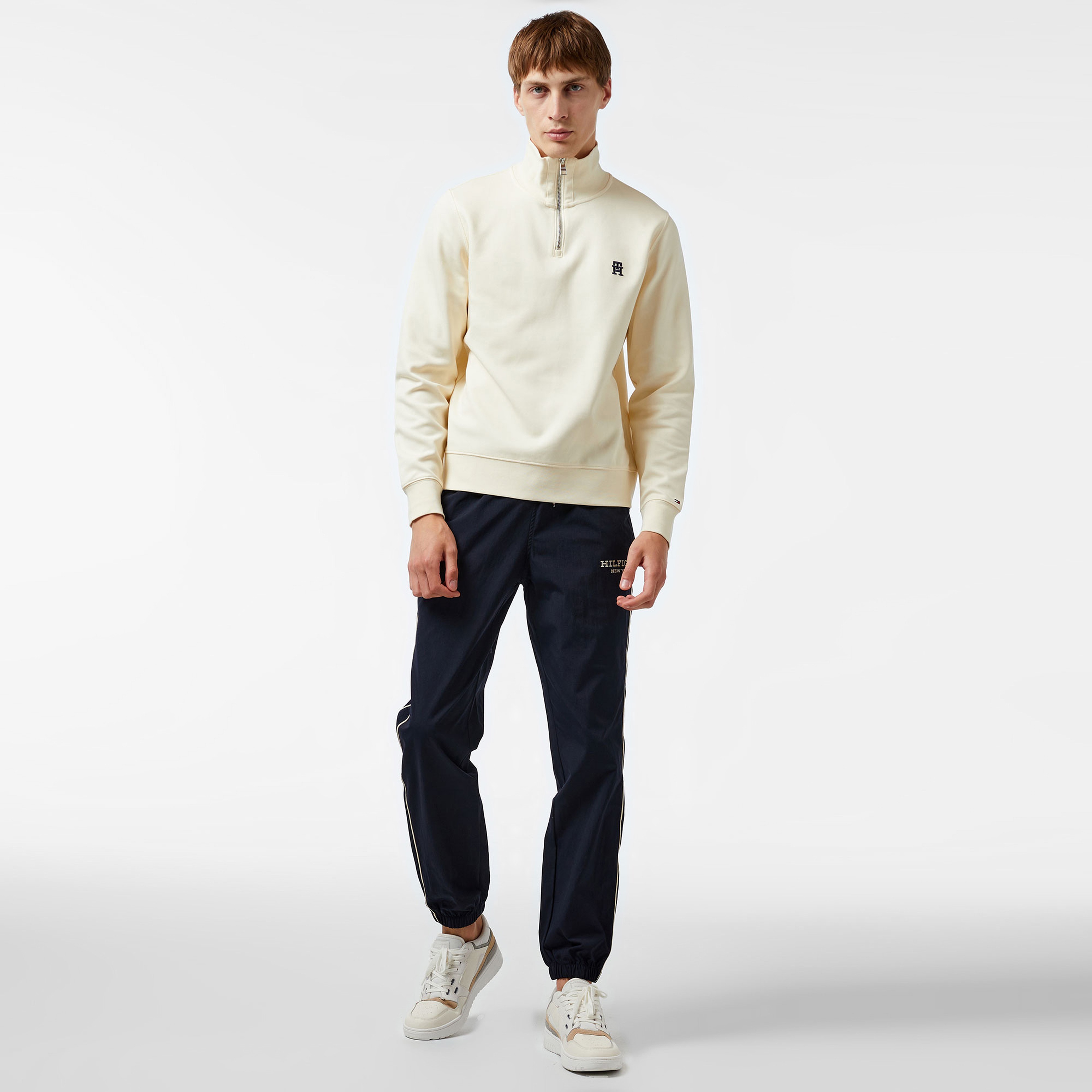 Tommy Hilfiger Erkek Bej Triko