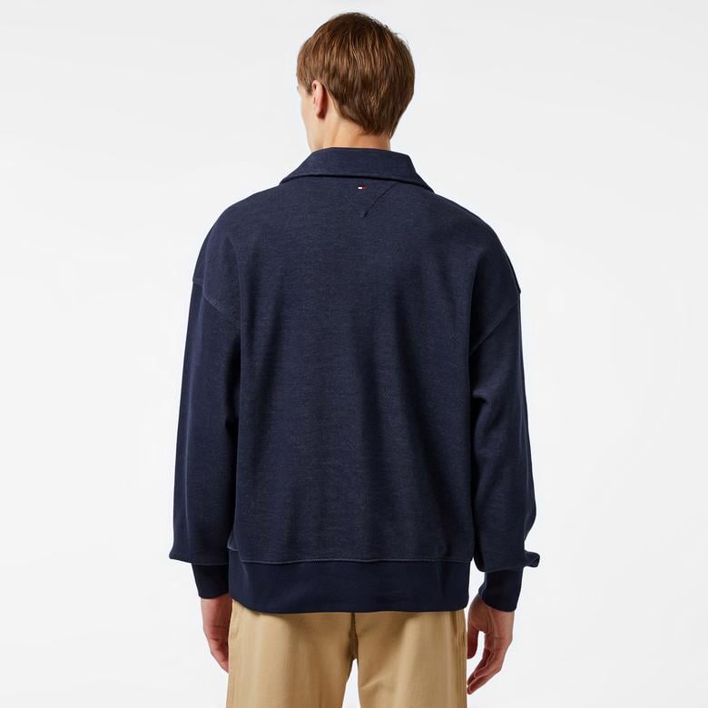 Tommy Hilfiger Erkek Mavi Triko