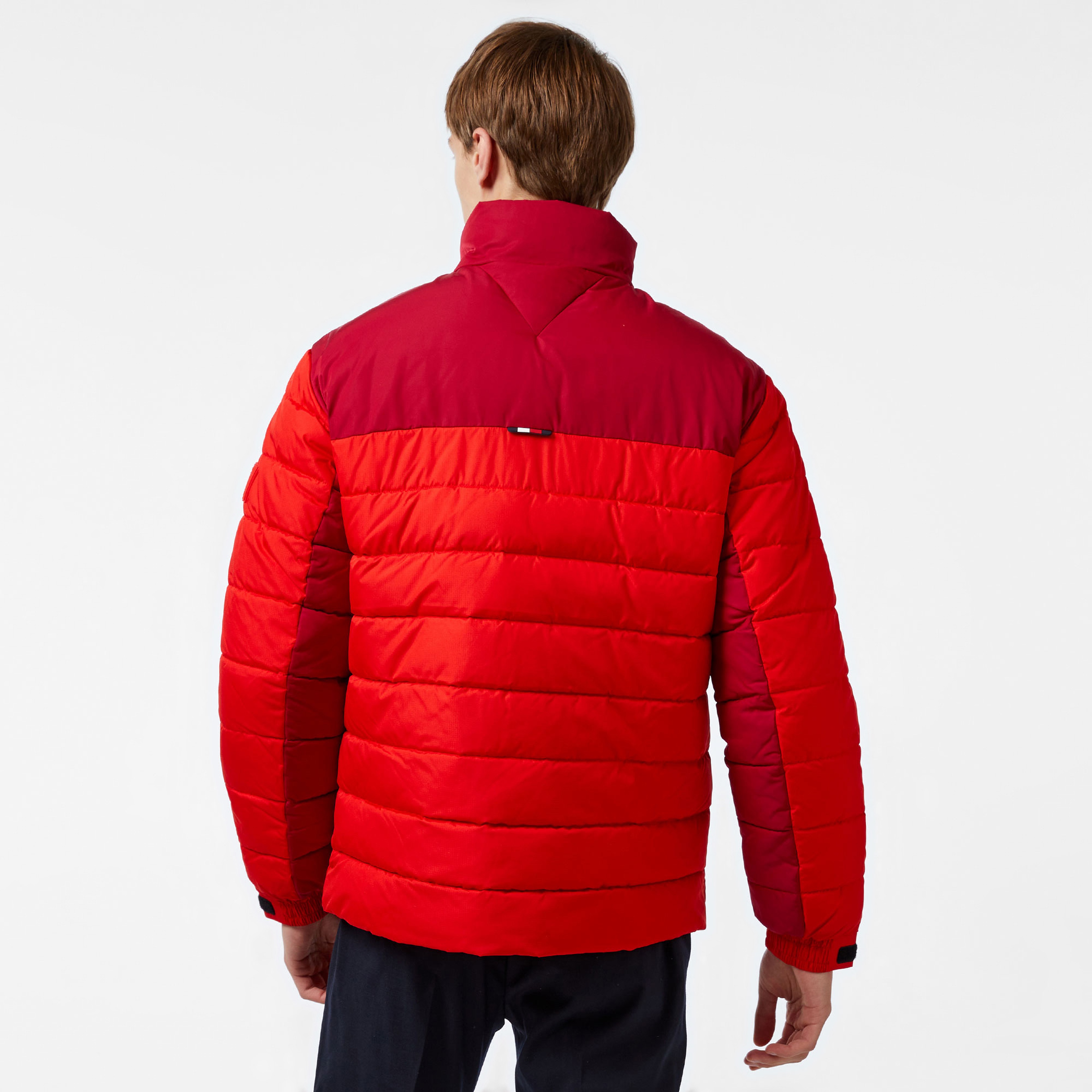 Tommy Hilfiger Erkek Kırmızı Mont