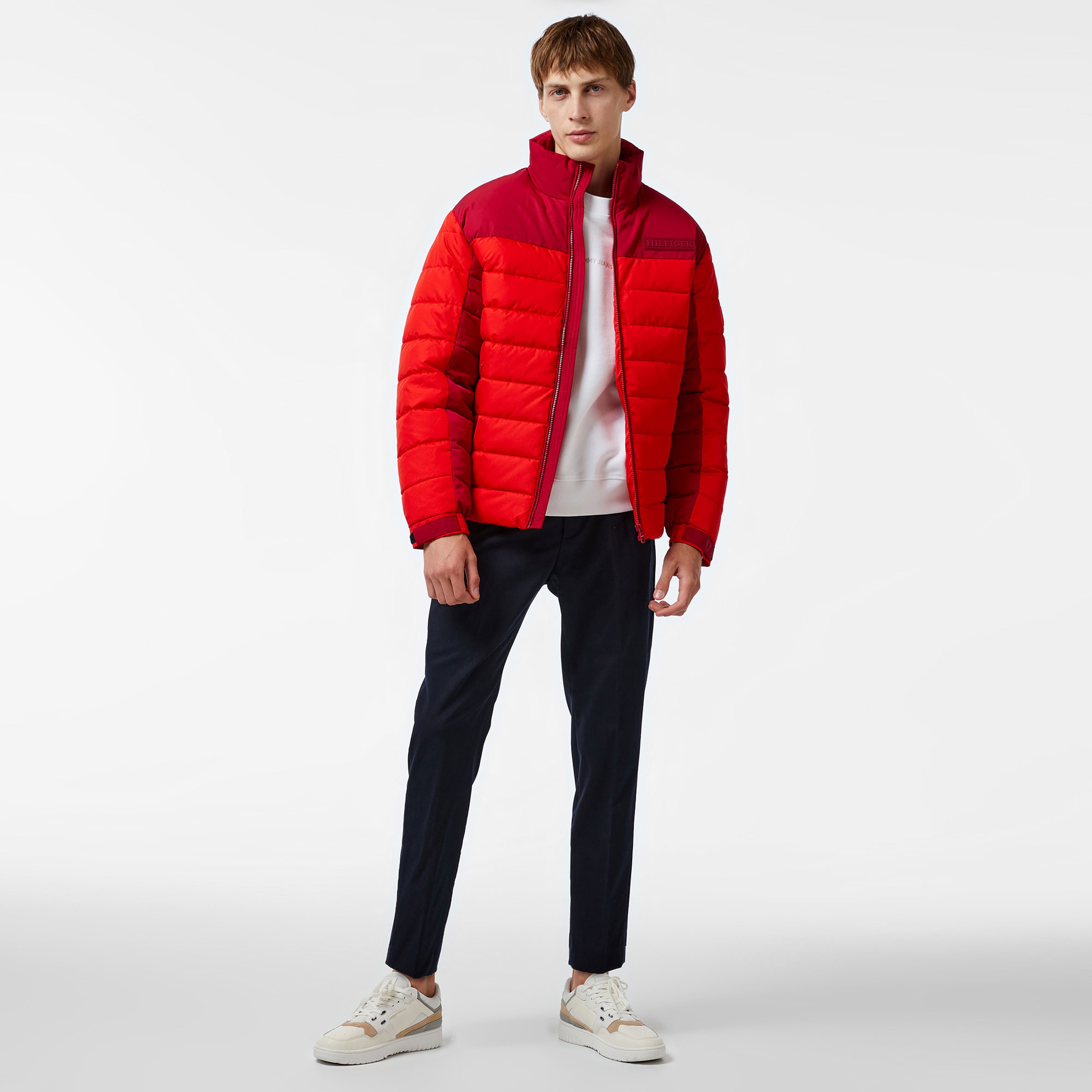 Tommy Hilfiger Erkek Kırmızı Mont