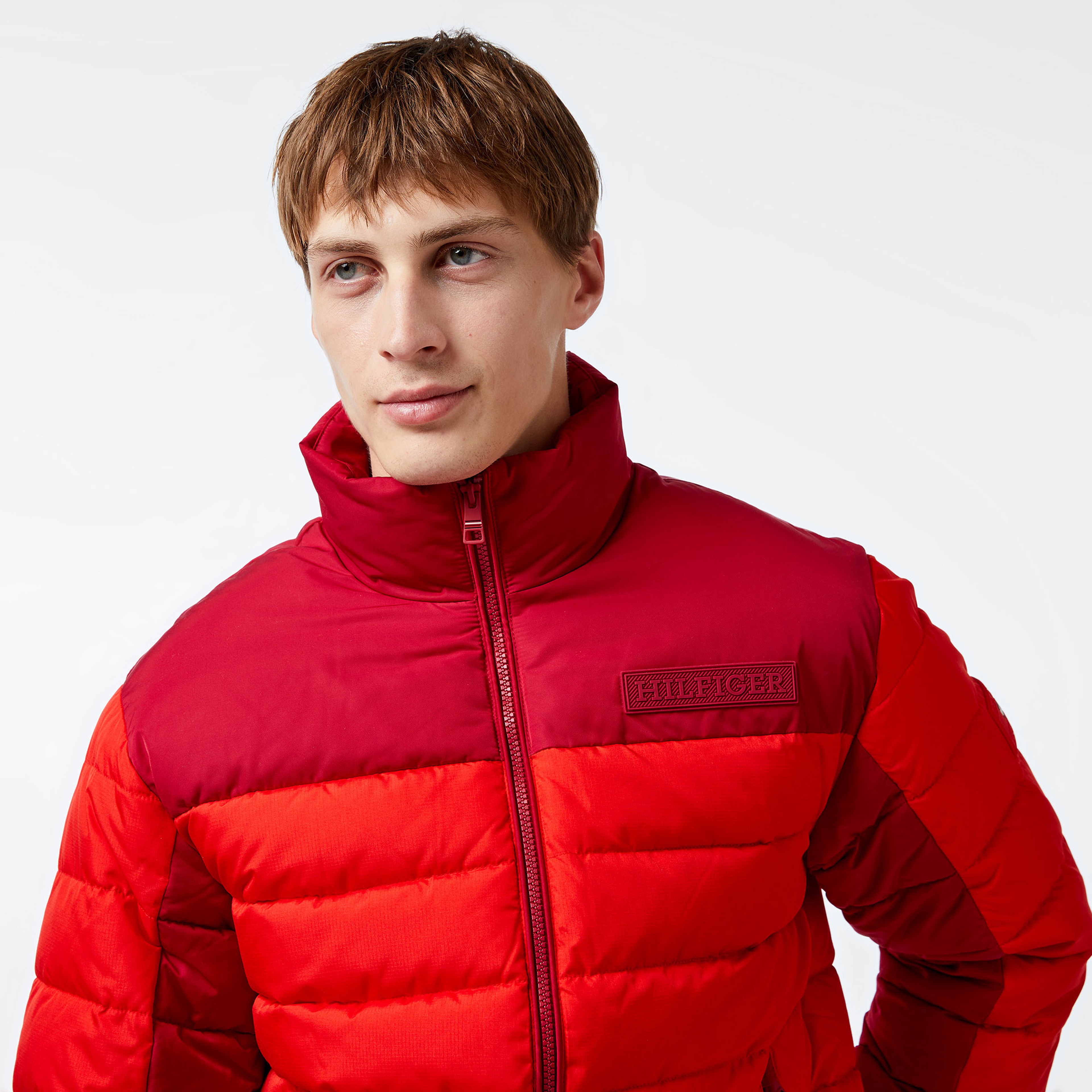 Tommy Hilfiger Erkek Kırmızı Mont