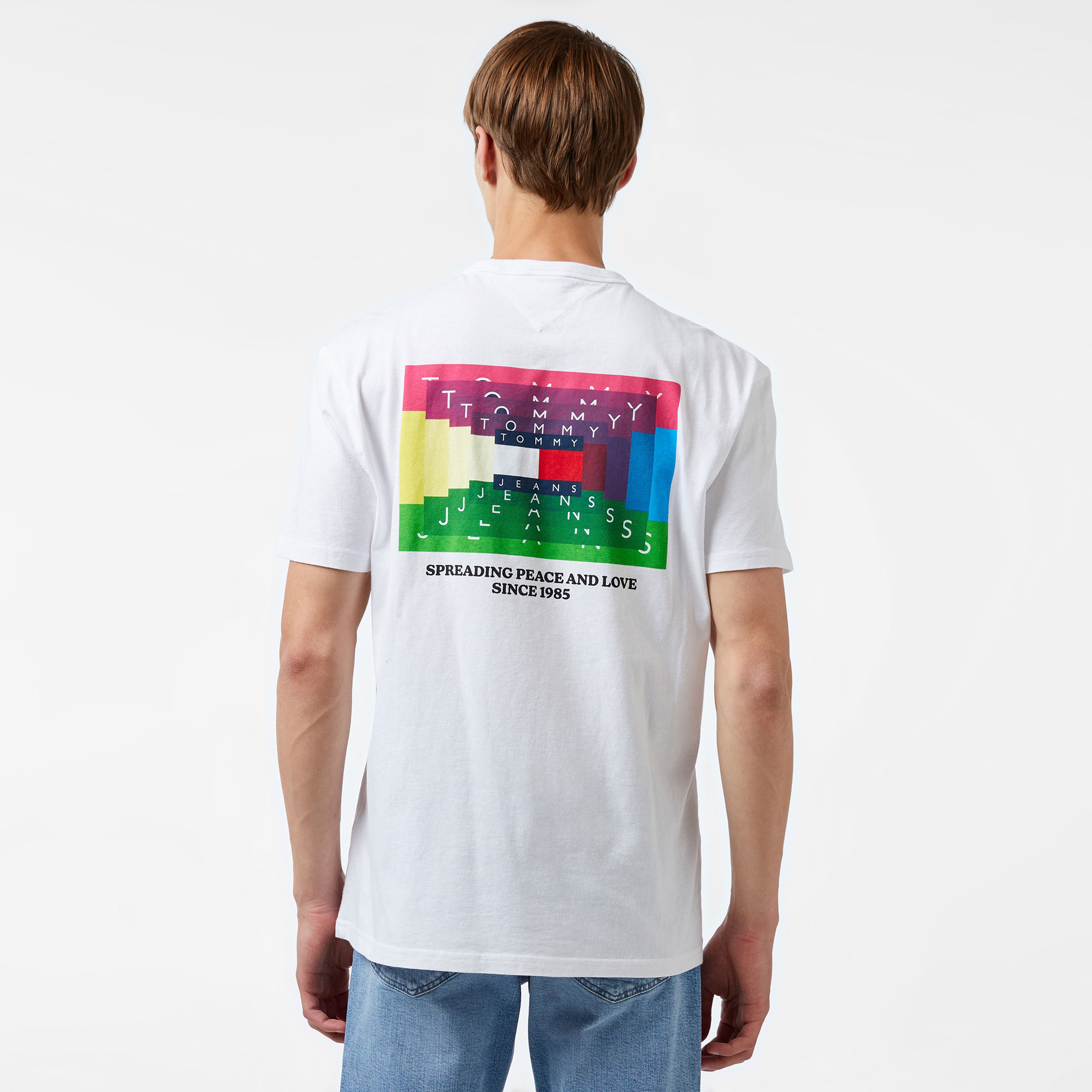 Tommy Hilfiger Erkek Beyaz Tshirt