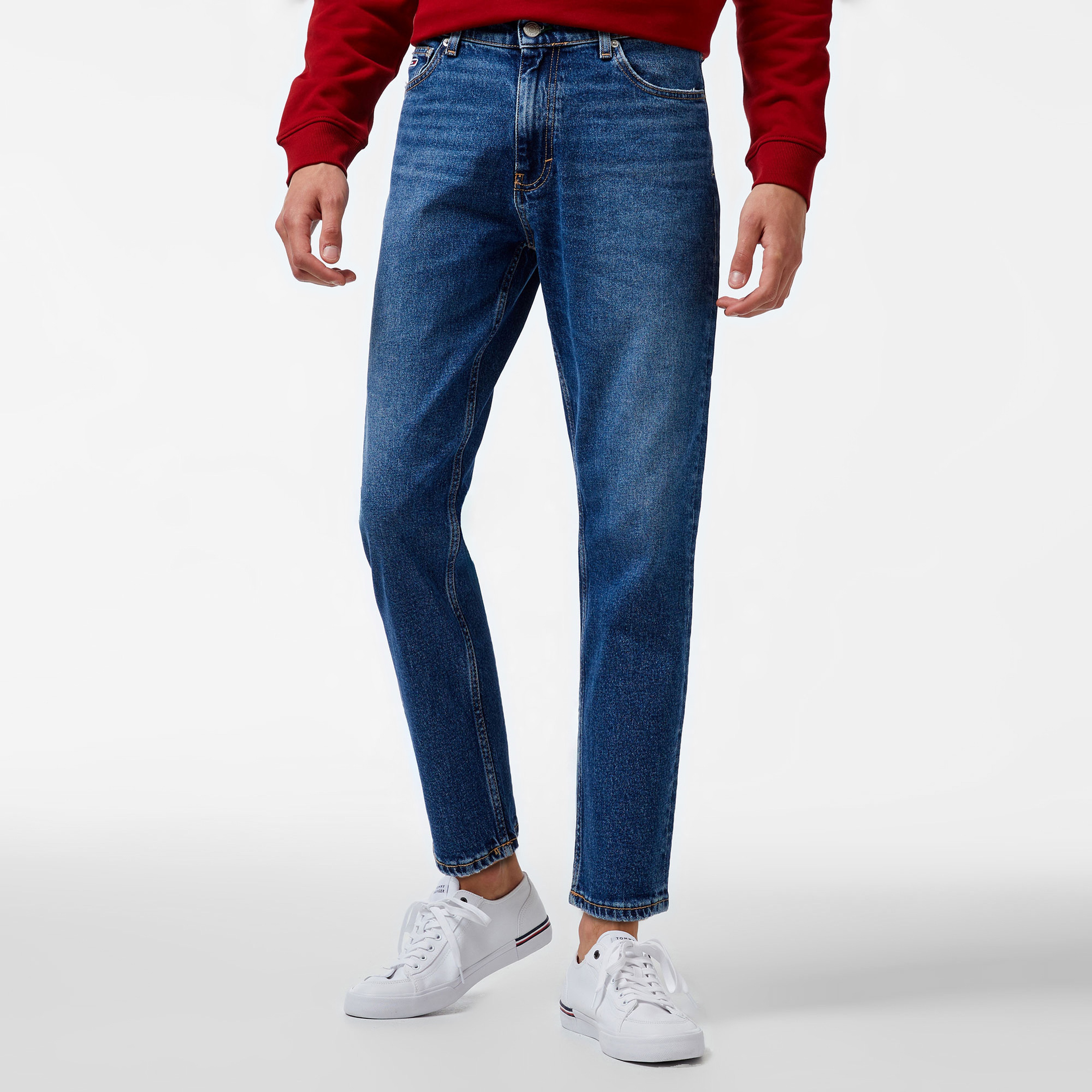 Tommy Hilfiger Erkek Mavi Pantolon