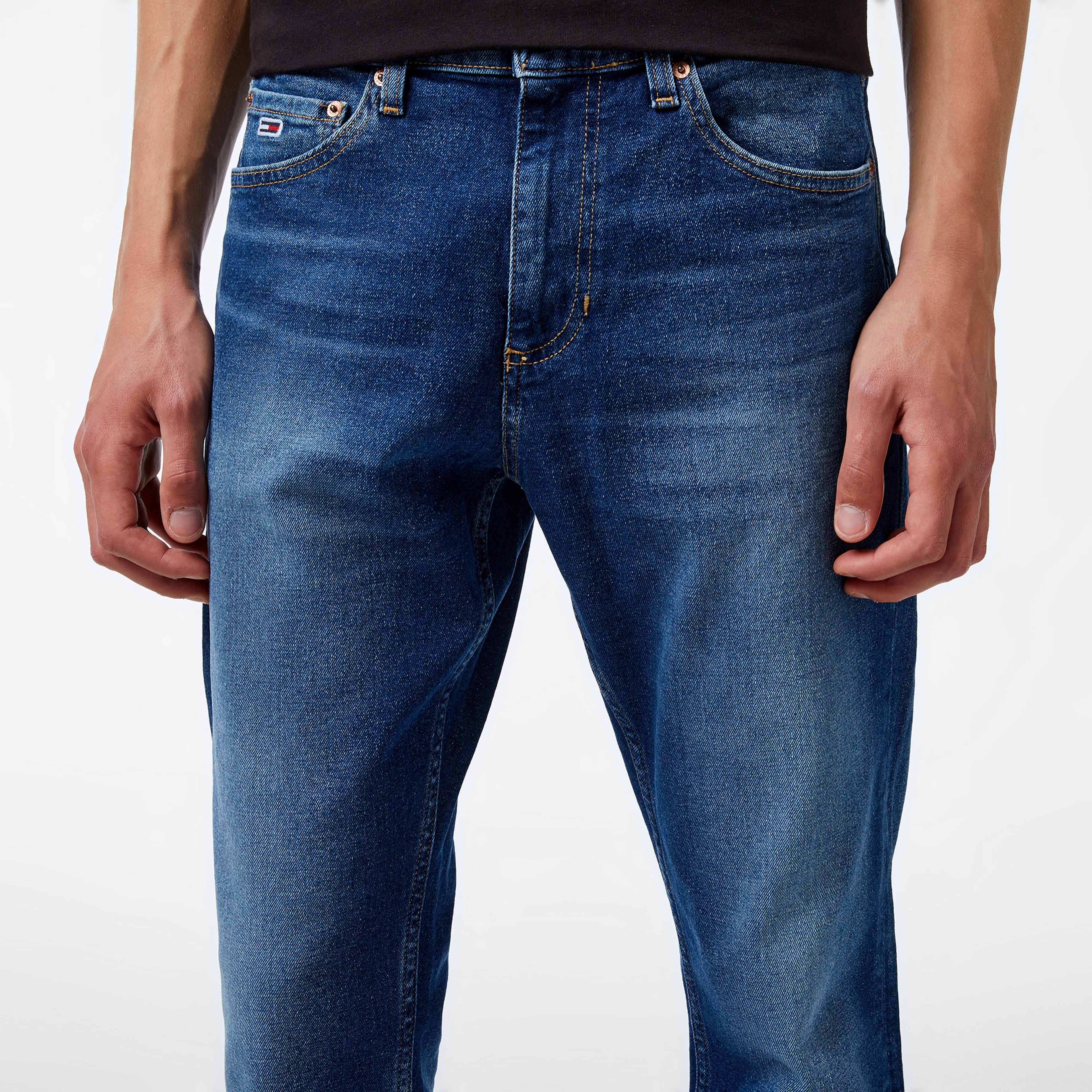 Tommy Hilfiger Erkek Mavi Jean