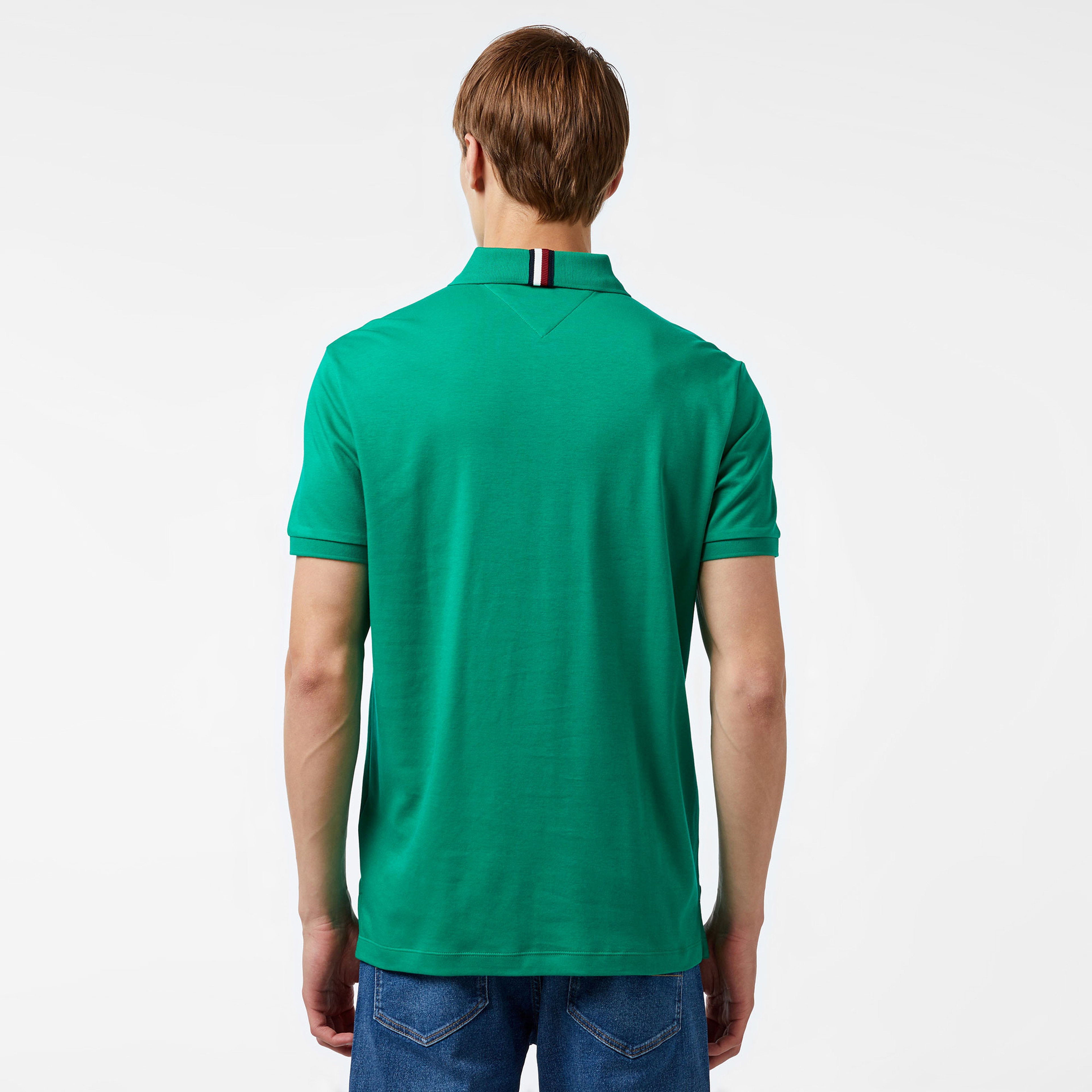 Tommy Hilfiger Erkek Yeşil Polo