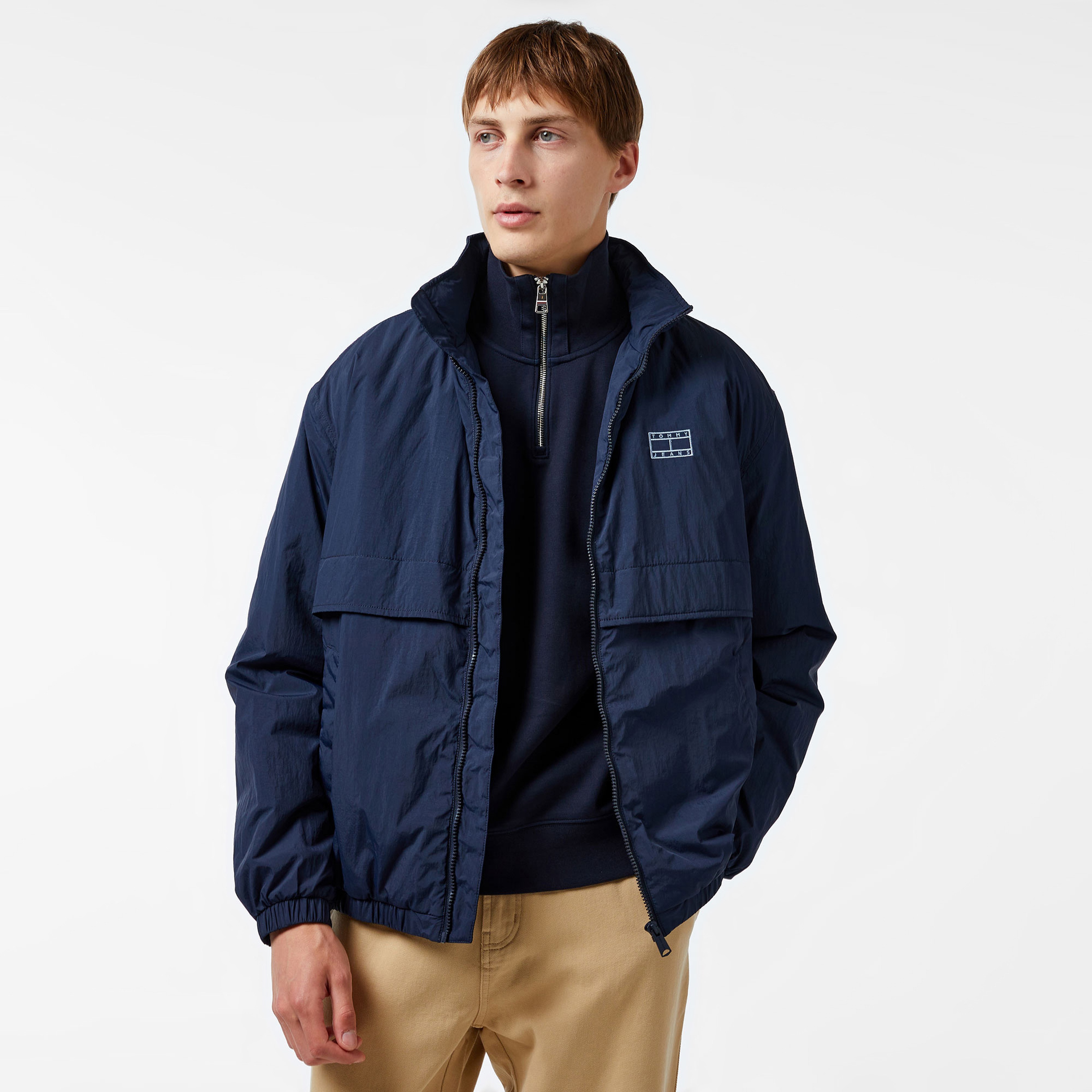 Tommy Hilfiger Erkek Mavi Mont