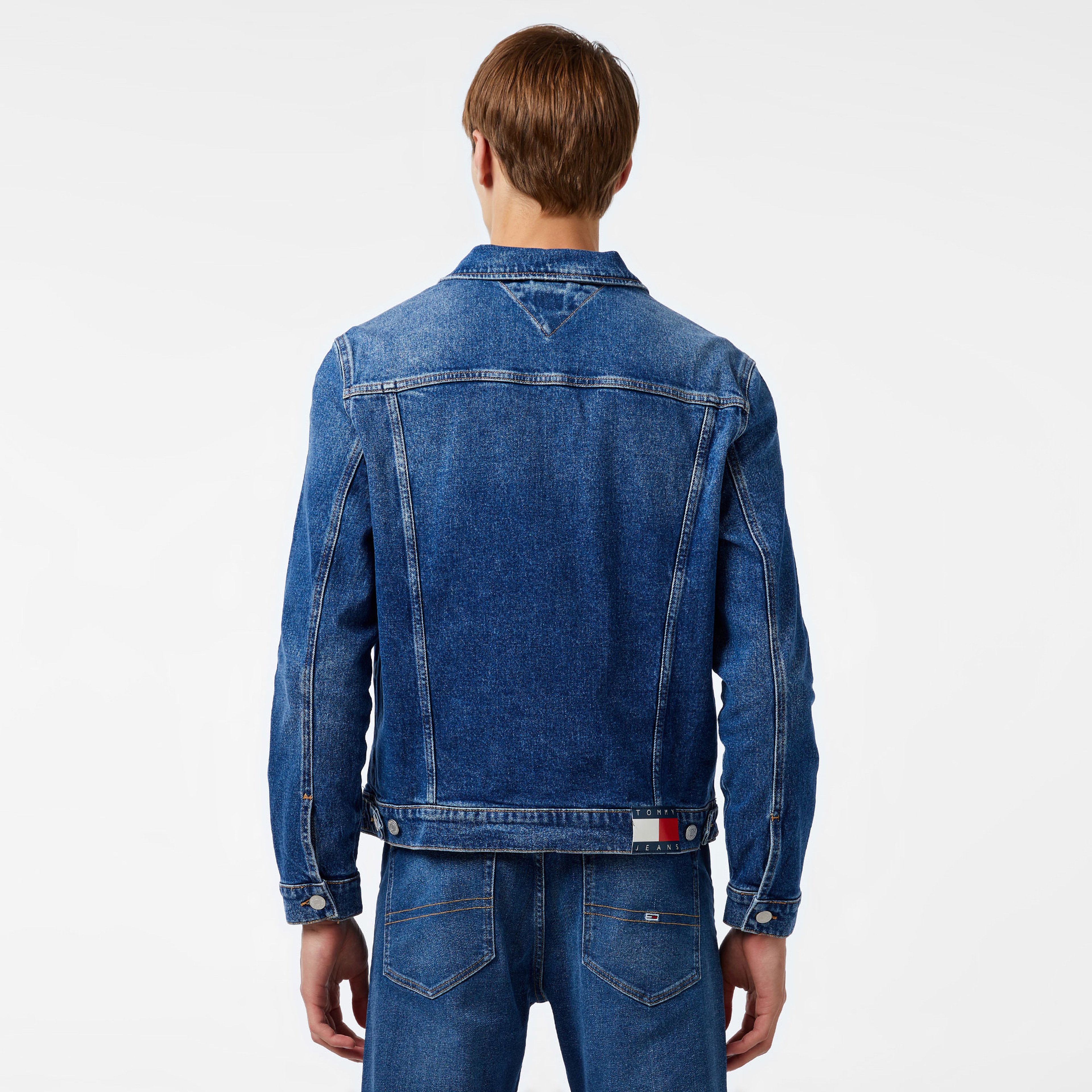 Tommy Hilfiger Erkek Mavi Mont